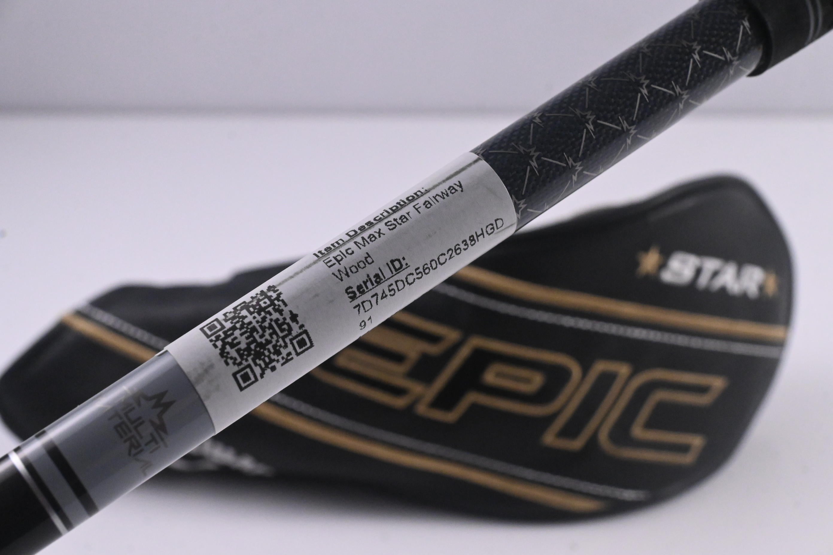 Left Hand Callaway Epic Max Star #3 Wood / 15 Degree / Stiff Flex Tensei AV 65