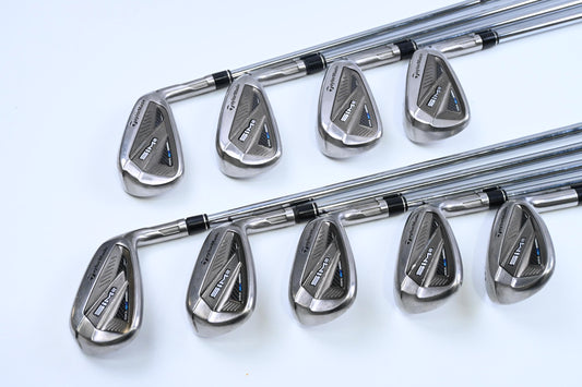 TaylorMade SIM2 Max Irons / 4-PW+AW+SW / Regular Flex KBS Max MT 85 Shafts