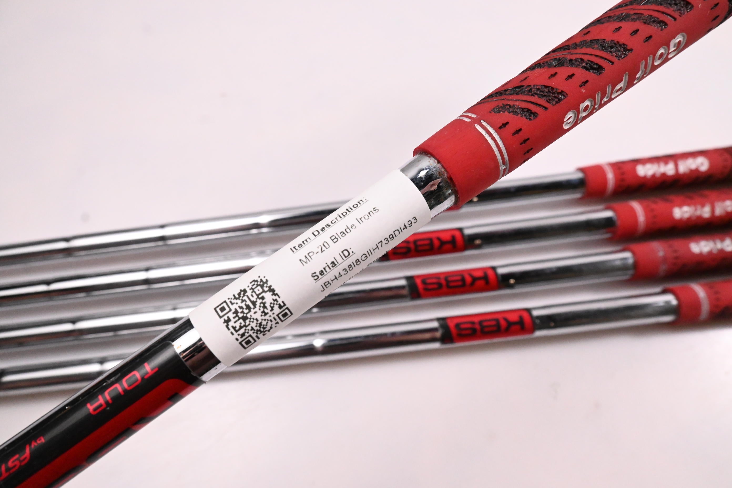 Mizuno MP-20 Blade Irons / 6-PW / Stiff Flex KBS Tour Shafts
