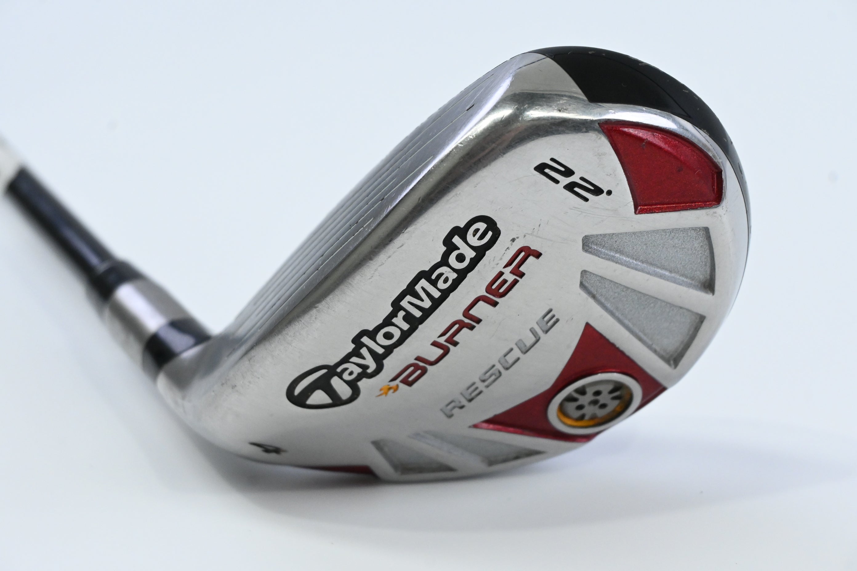 Left Hand Taylormade Burner 2007 #4 Hybrid / 22 Degree / Regular Flex Reax 65