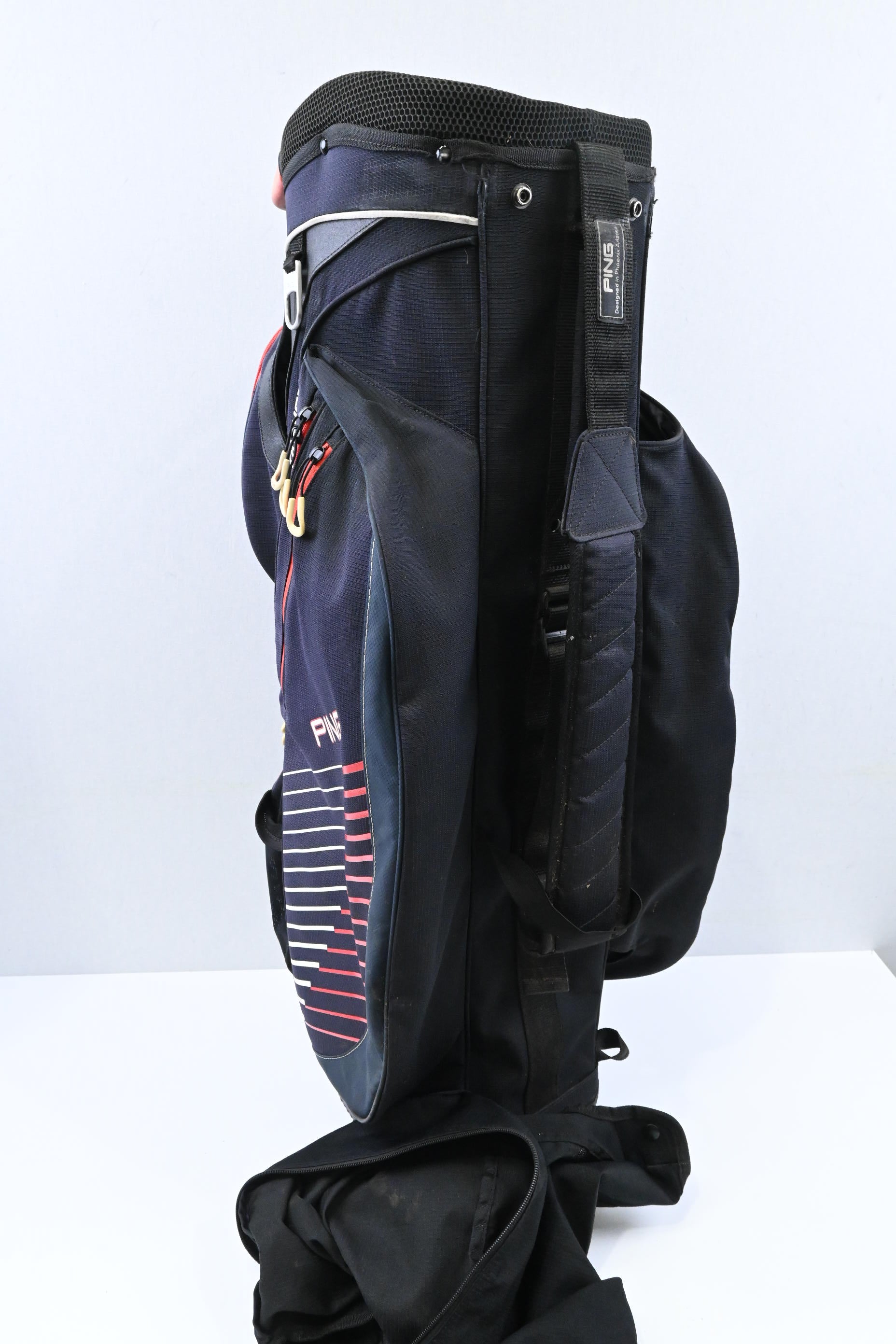 Ping Traverse Cart Bag / 14-Way / Navy, Red