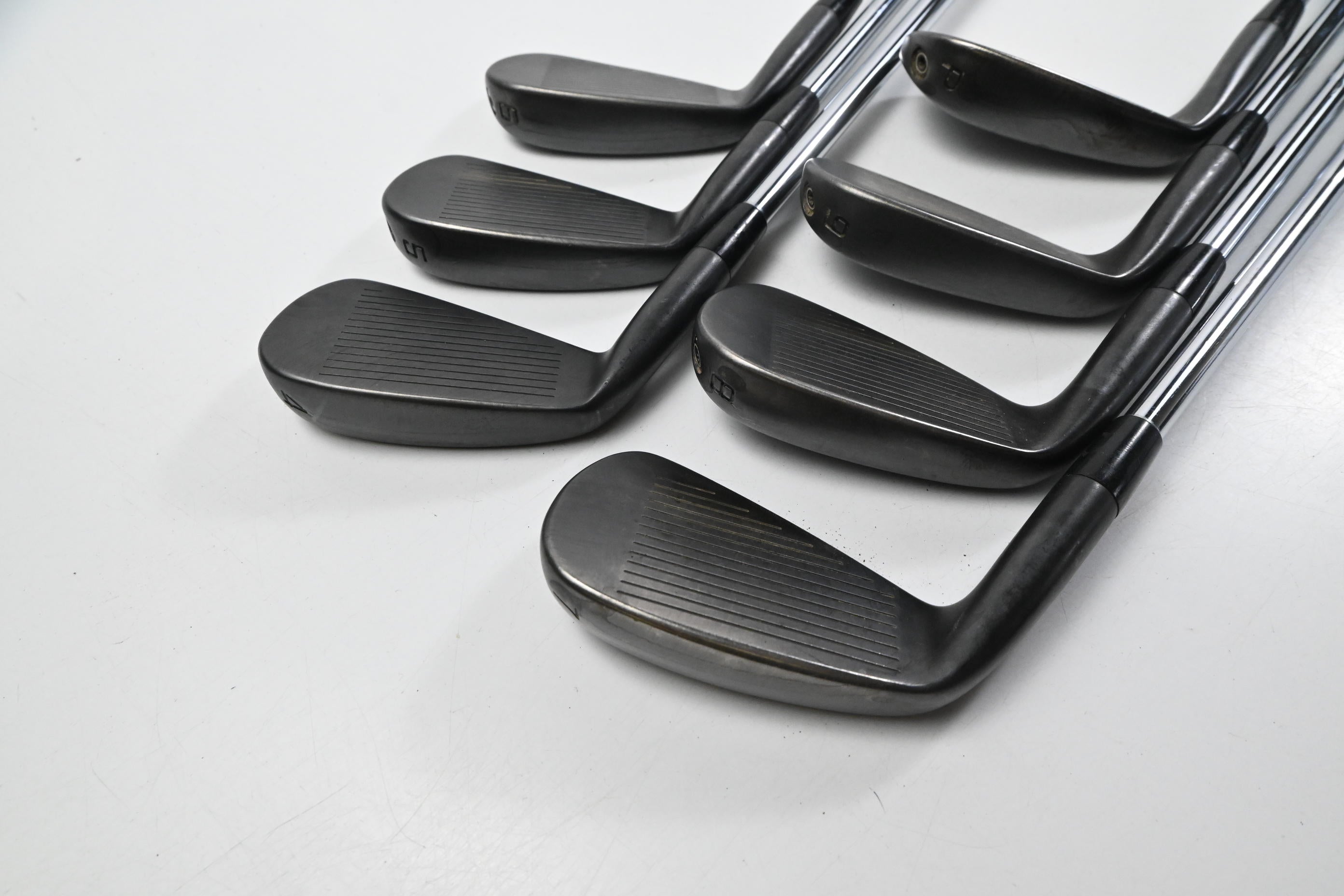 Cobra King Forged Tec 2023 Black Irons / 4-PW / Stiff Flex KBS $-Taper Lite