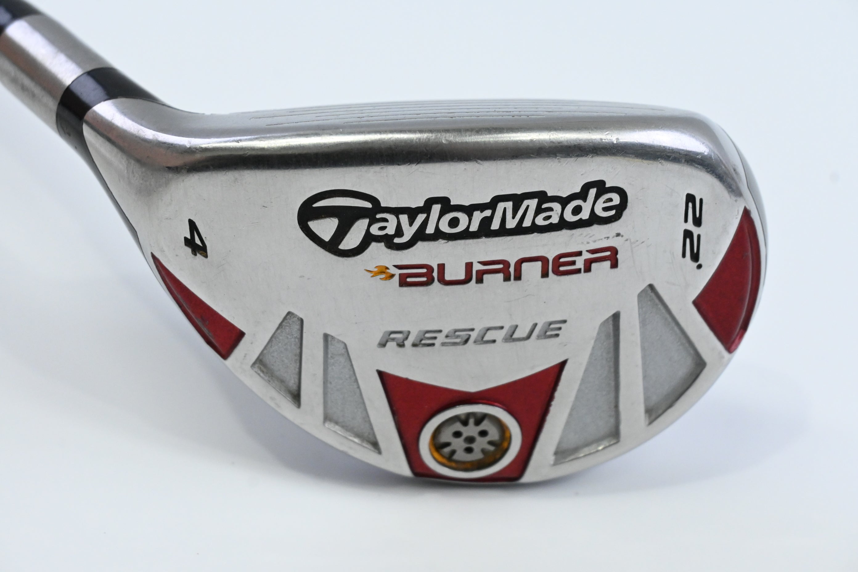Left Hand Taylormade Burner 2007 #4 Hybrid / 22 Degree / Regular Flex Reax 65