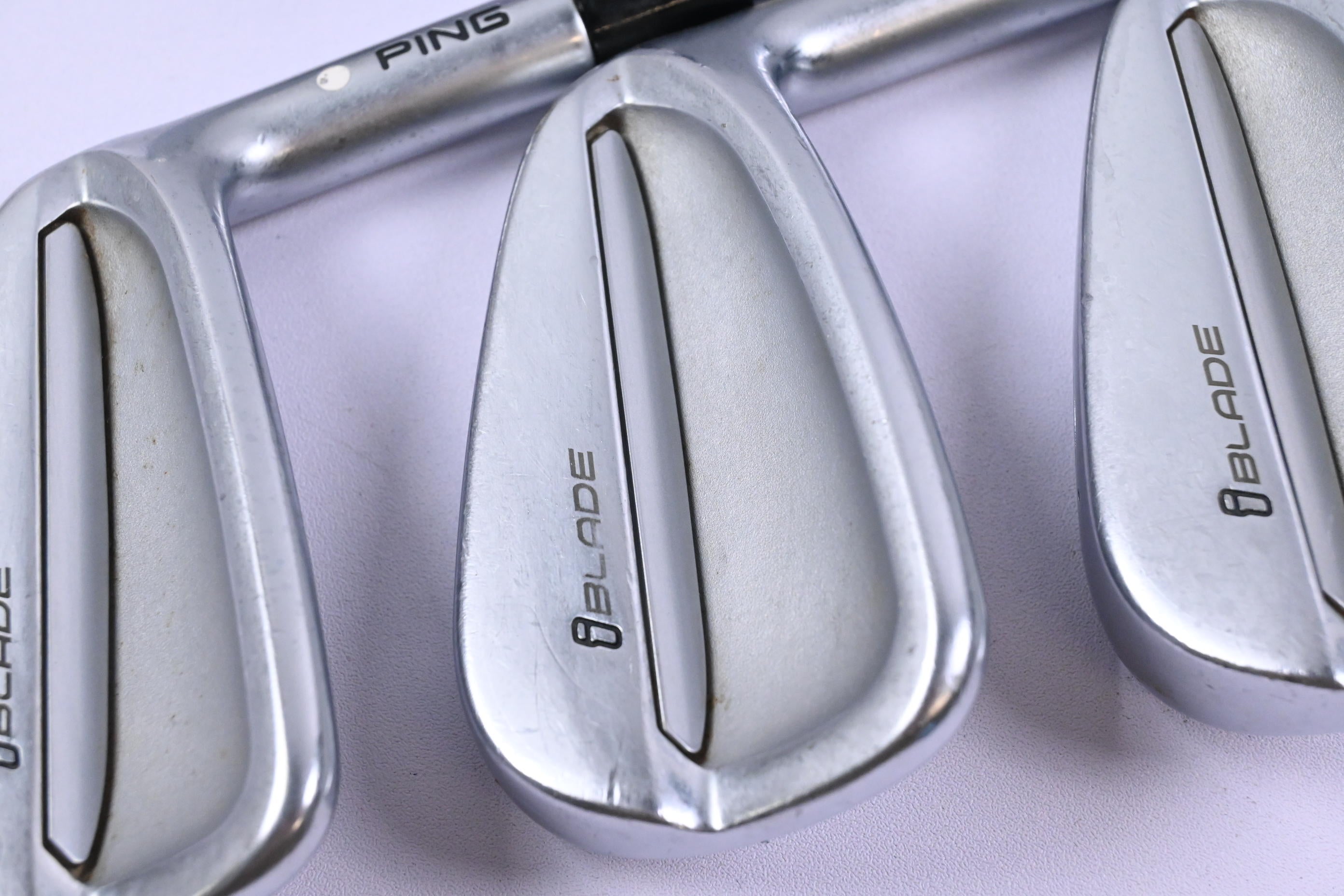 Ping iBlade Irons / 4-PW / White Dot / Stiff Flex Project X Precision Shafts