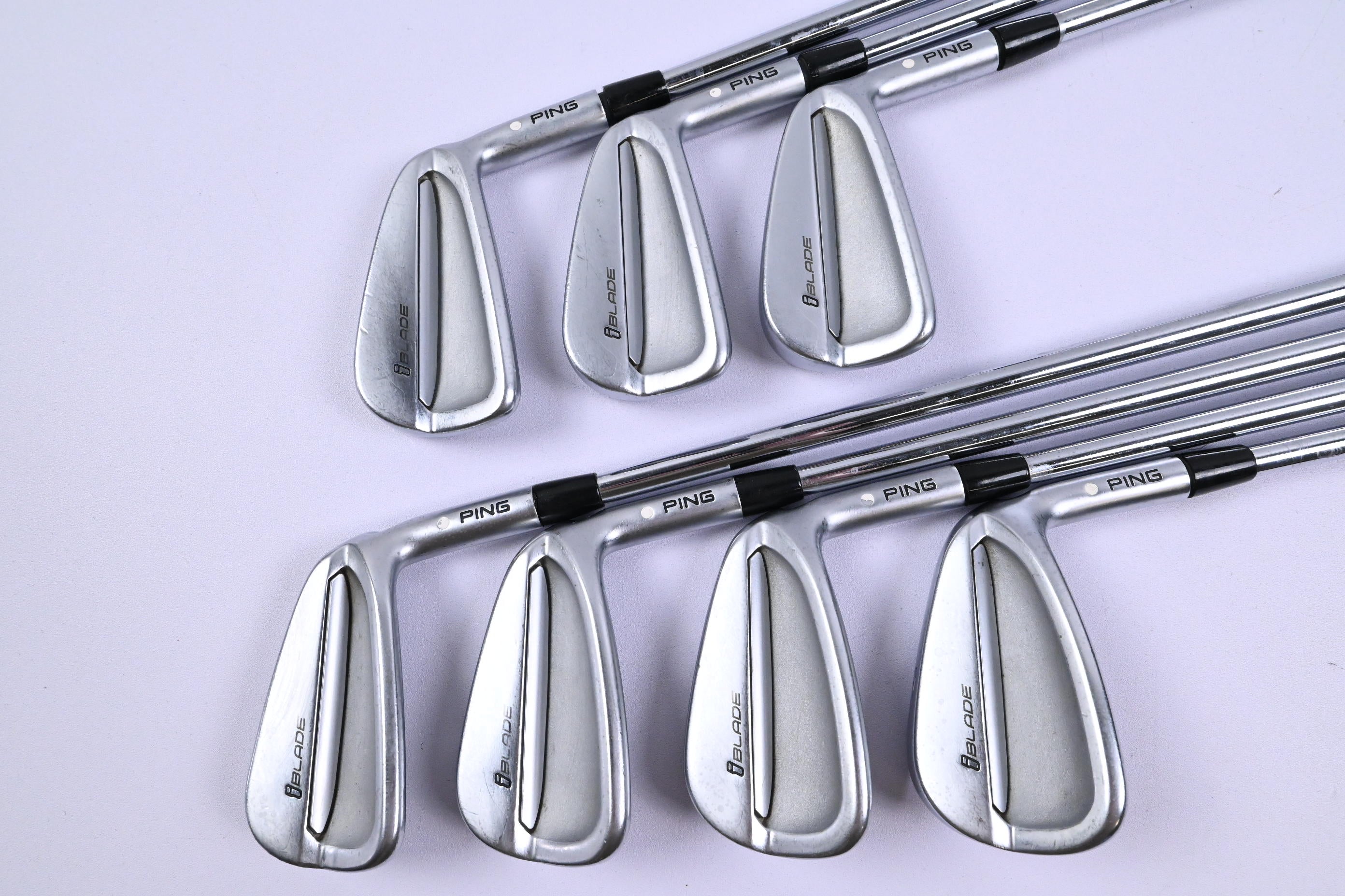 Ping iBlade Irons / 4-PW / White Dot / Stiff Flex Project X Precision Shafts