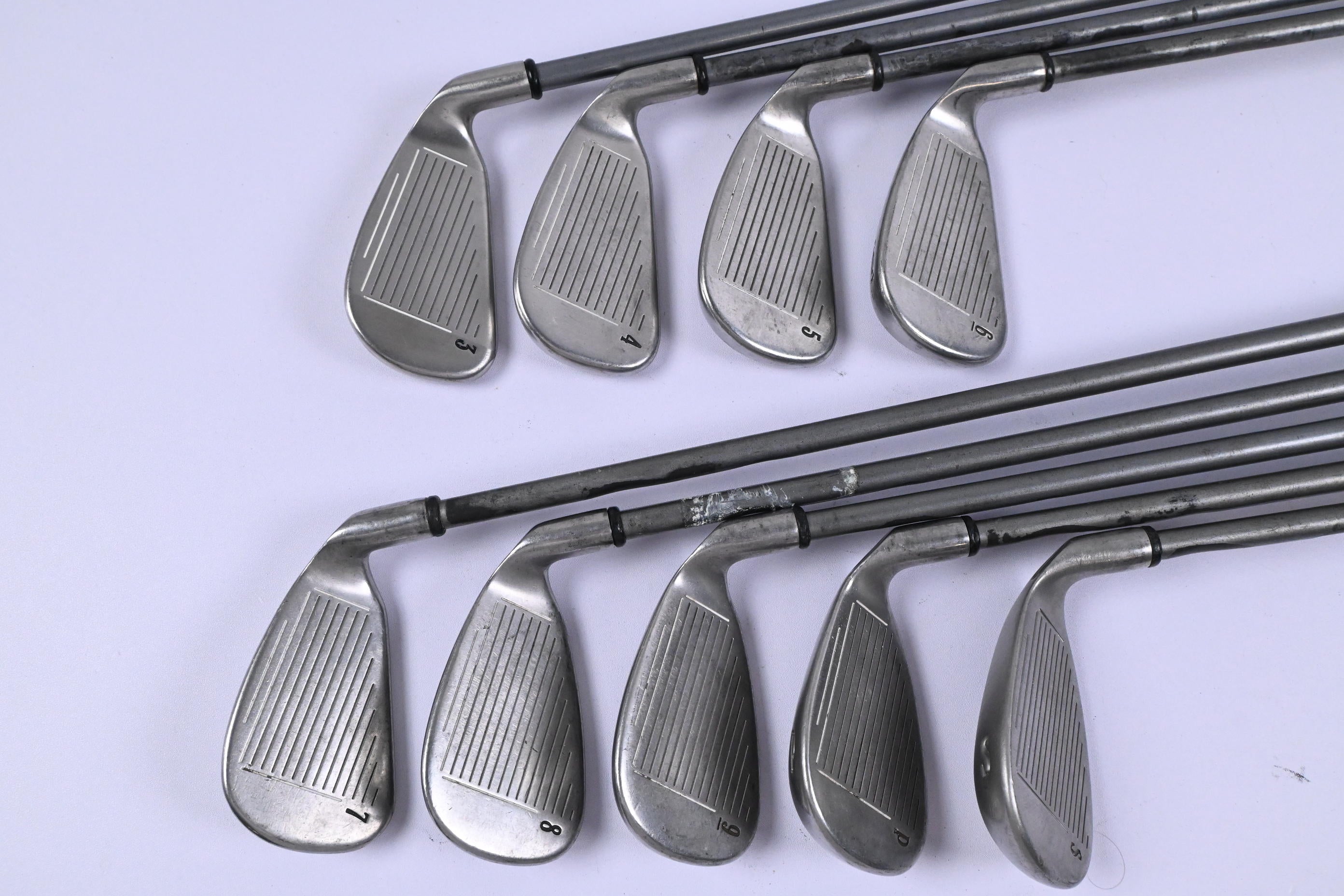 Left Hand Callaway X-14 Irons / 3-PW+SW / Regular Flex Steelhead X-14 Shafts