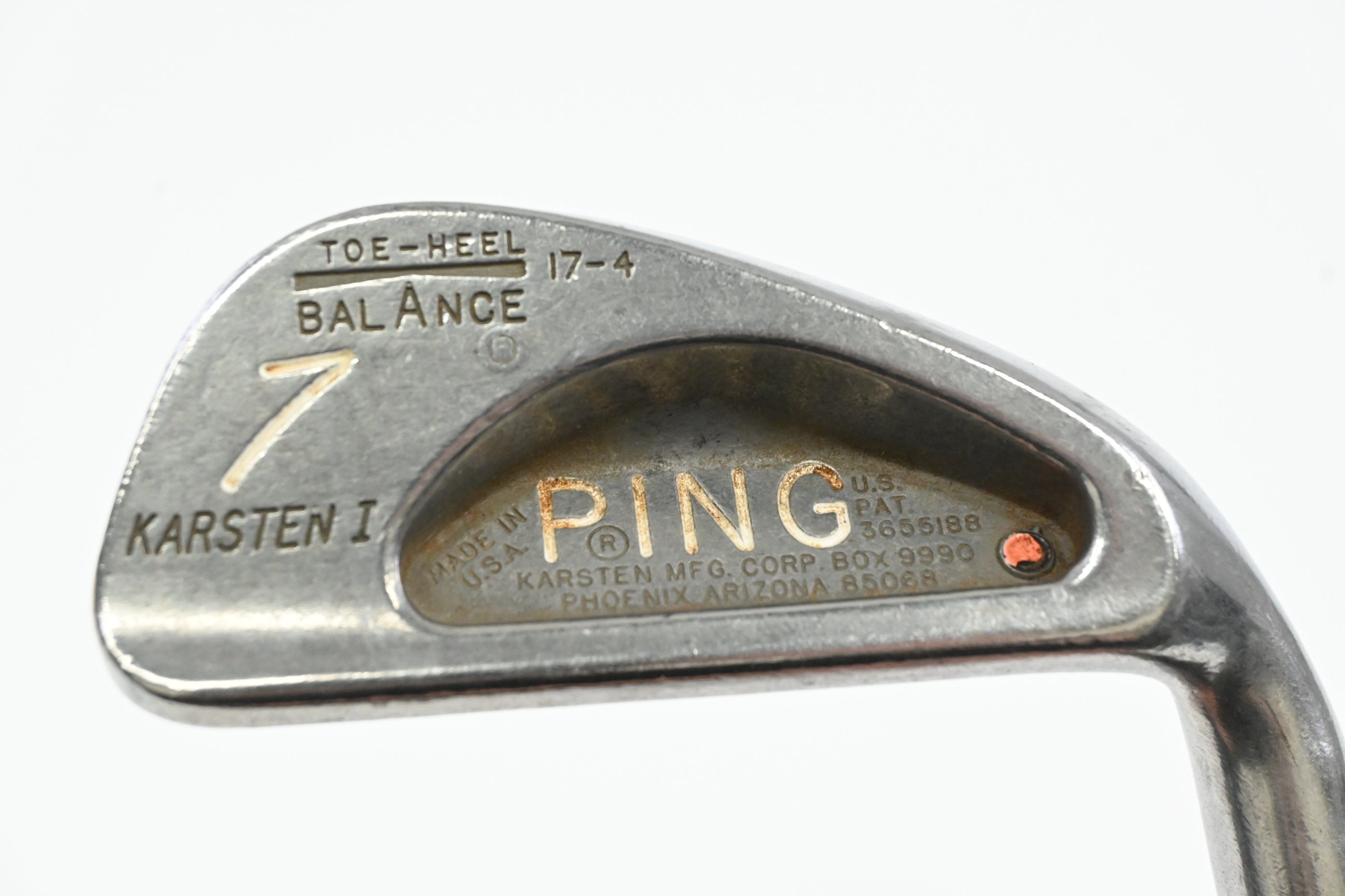 Ping Karsten I #7 Iron / Orange Dot / Stiff Flex Ping Shaft