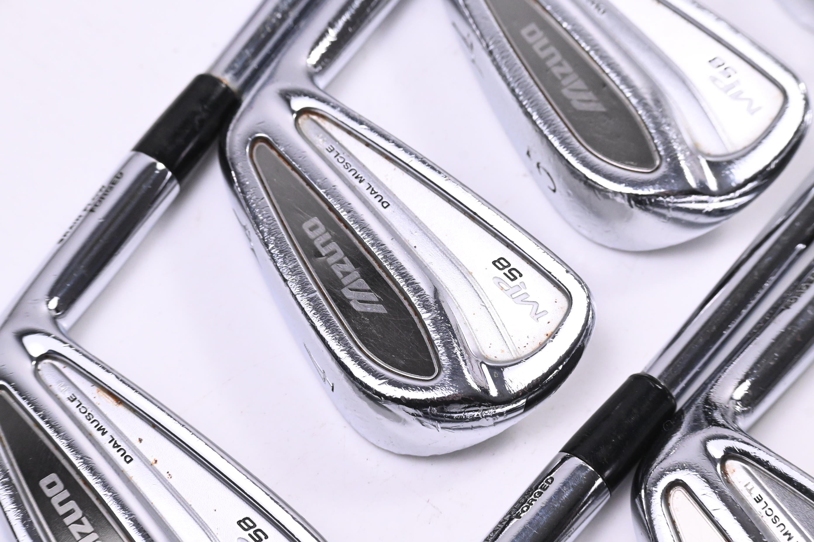 Mizuno MP-58 Irons / 3-PW / Stiff Flex True Temper Dynamic Gold Shafts