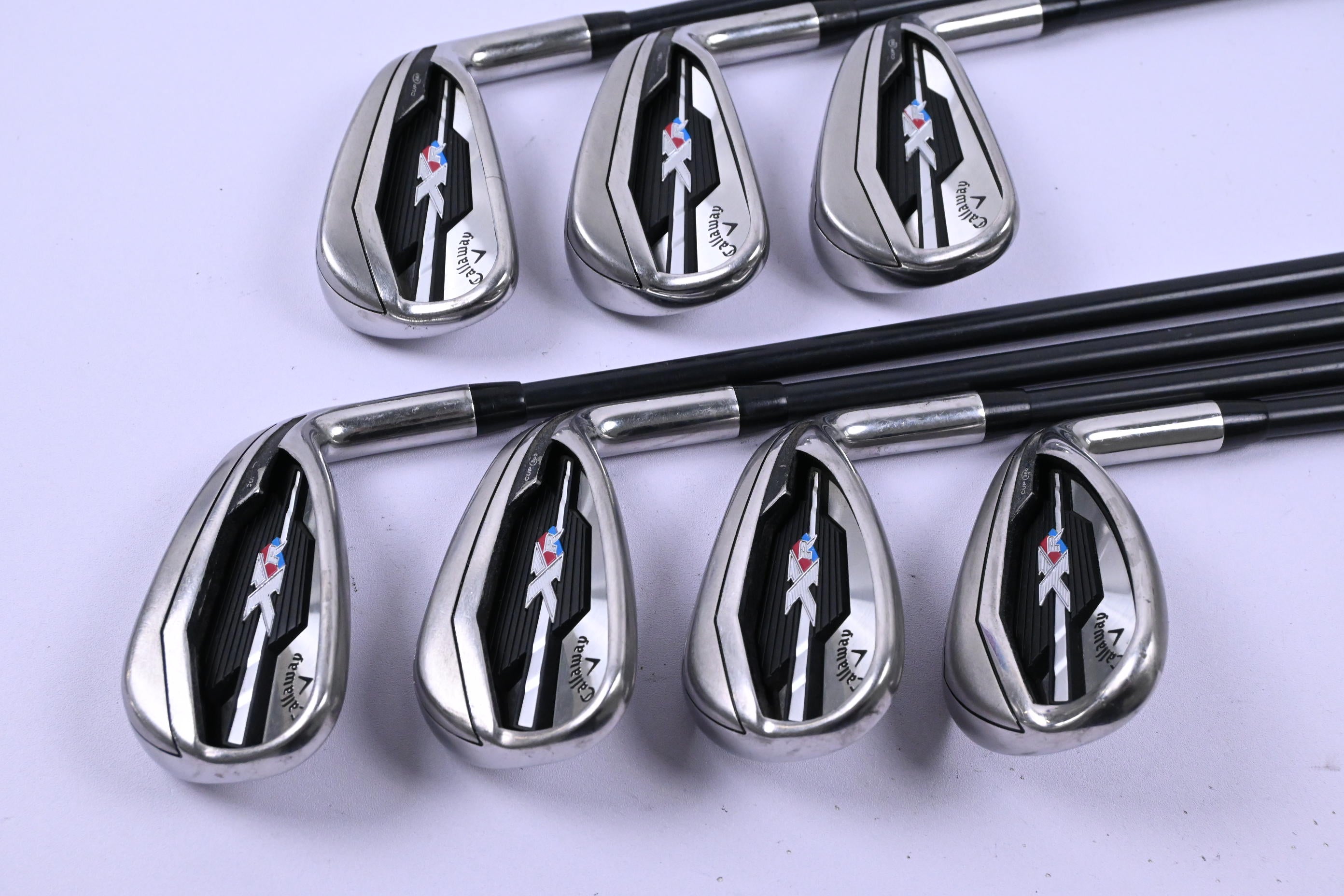 Callaway XR Irons / 5-PW+SW / Regular Flex Project X LZ San Diego 58 Shafts