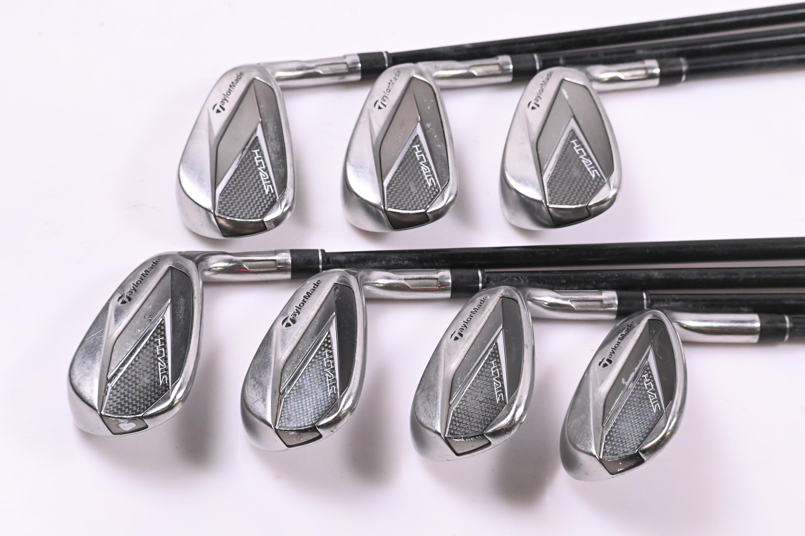 Taylormade Stealth Irons / 6=PW+AW+SW / Stiff Flex Ventus Red 7 Shaft