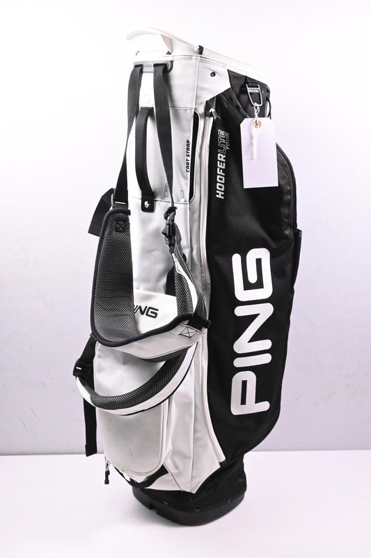 Ping Hoofer Lite Tour Stand Bag / 4-Way Divider / Black, White