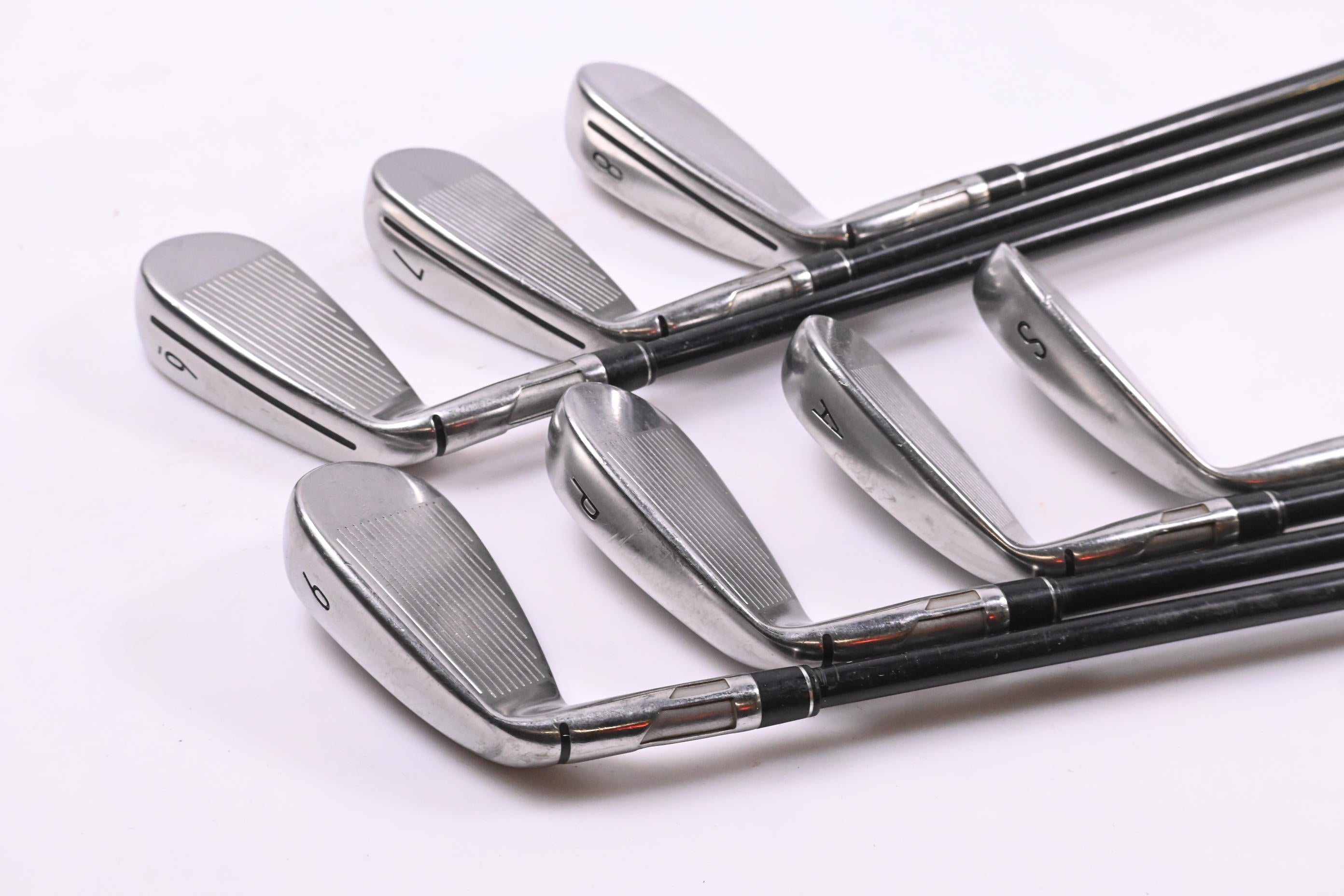 Taylormade Stealth Irons / 6=PW+AW+SW / Stiff Flex Ventus Red 7 Shaft
