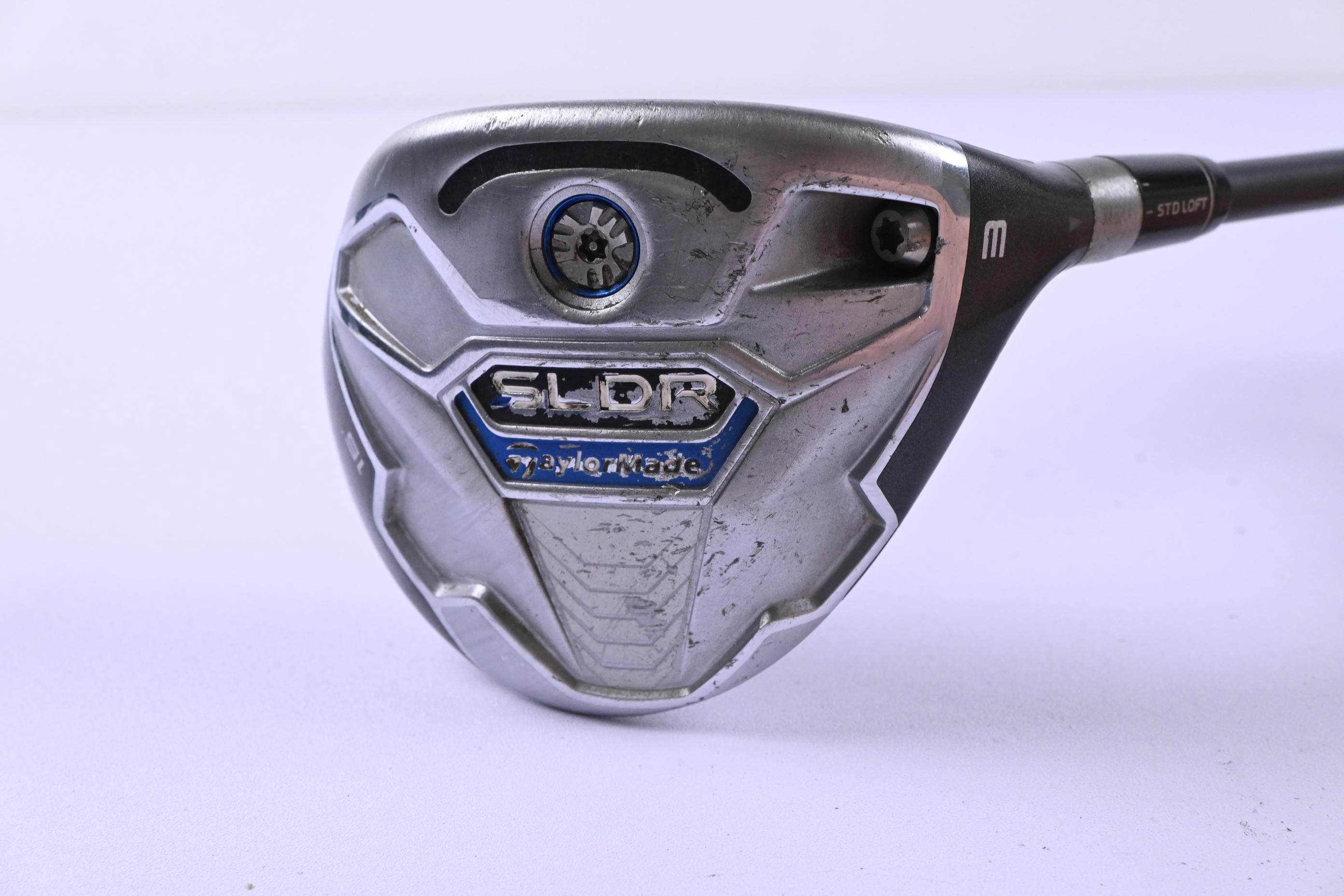 Taylormade SLDR #3 Wood / 15 Degree / Stiff Flex Fujikura Speeder 77 Shaft
