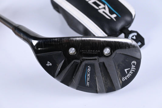 Left Hand Callaway Rogue #4 Hybrid / 21 Degree / Regular Flex Aldila Synergy 60