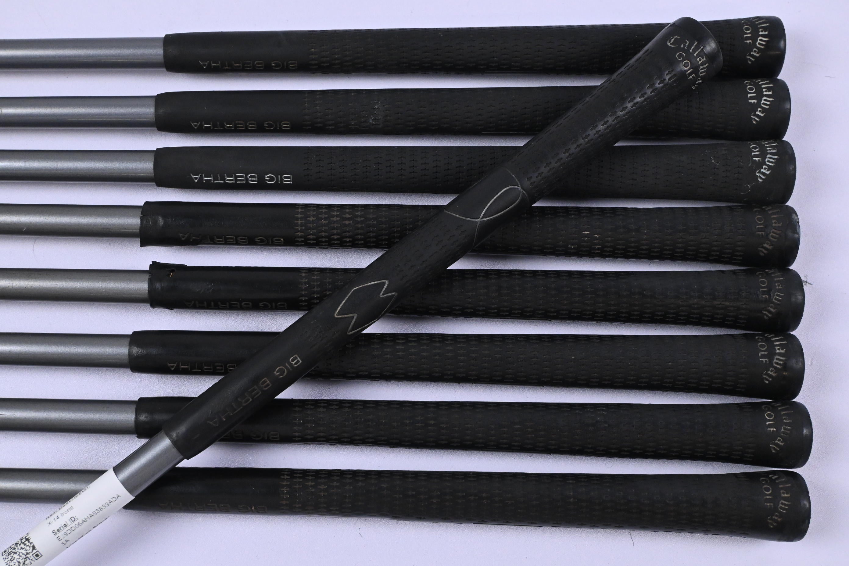 Left Hand Callaway X-14 Irons / 3-PW+SW / Regular Flex Steelhead X-14 Shafts