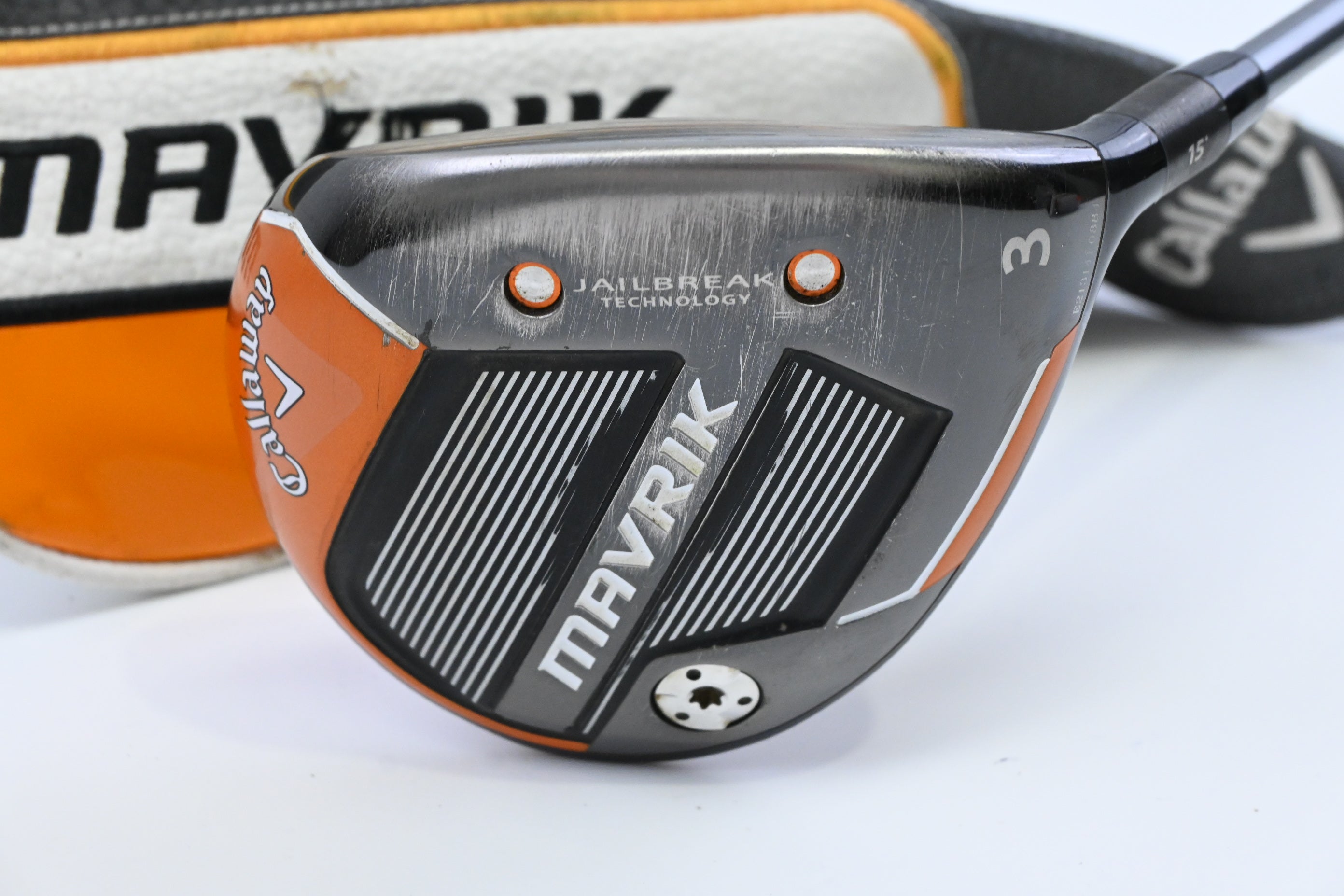Callaway Mavrik #3 Wood / 15 Degree / Stiff Flex HZRDUS T800 65 Shaft