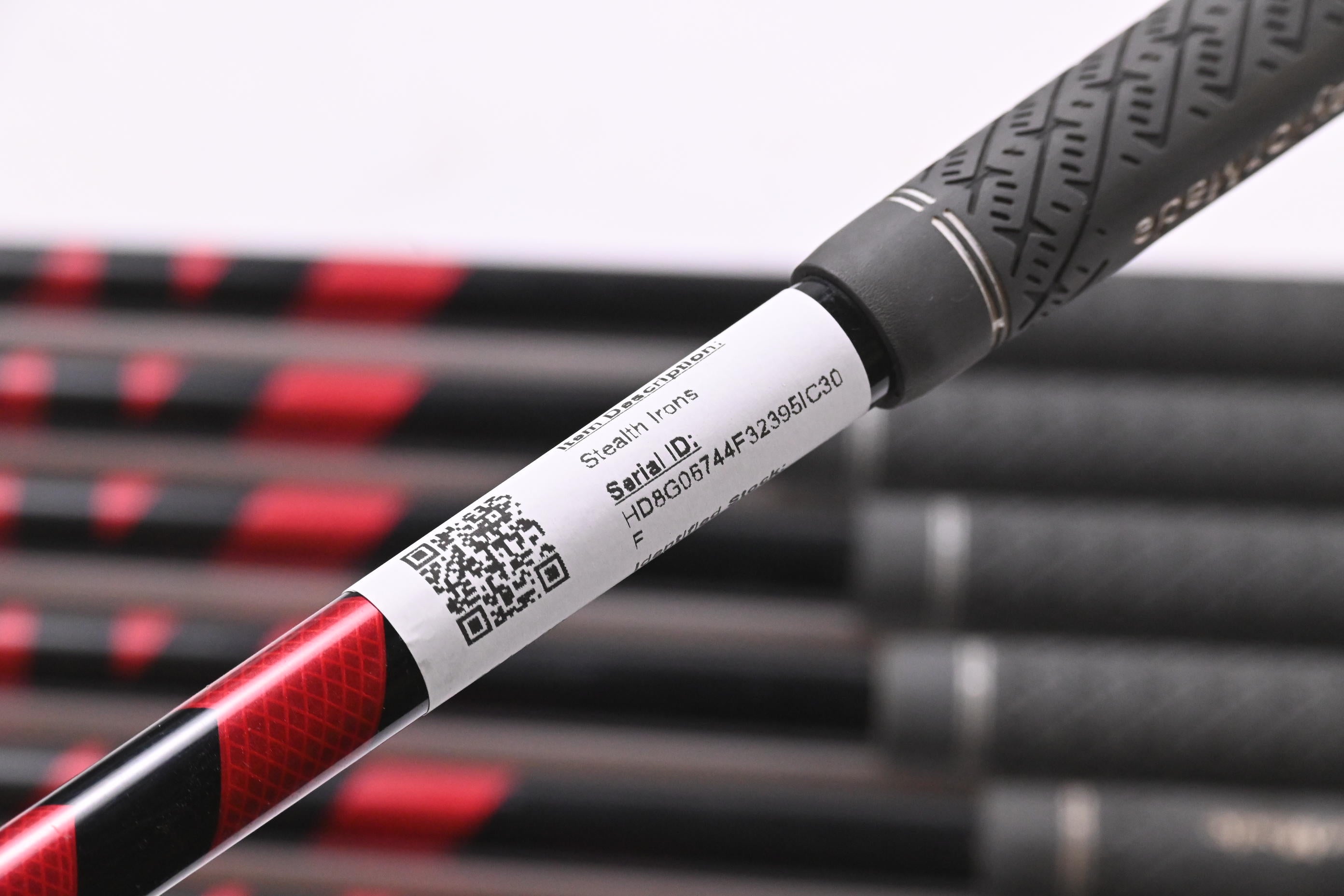 Taylormade Stealth Irons / 6=PW+AW+SW / Stiff Flex Ventus Red 7 Shaft