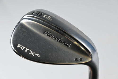 Cleveland RTX-4 Lob Wedge / 58 Degree / Stiff Flex Dynamic Gold S400 Shaft