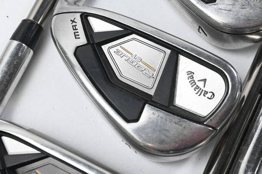 Callaway Rogue ST Max Irons / 5-PW+SW / Regular Flex UST Recoil ESX 460 Shafts