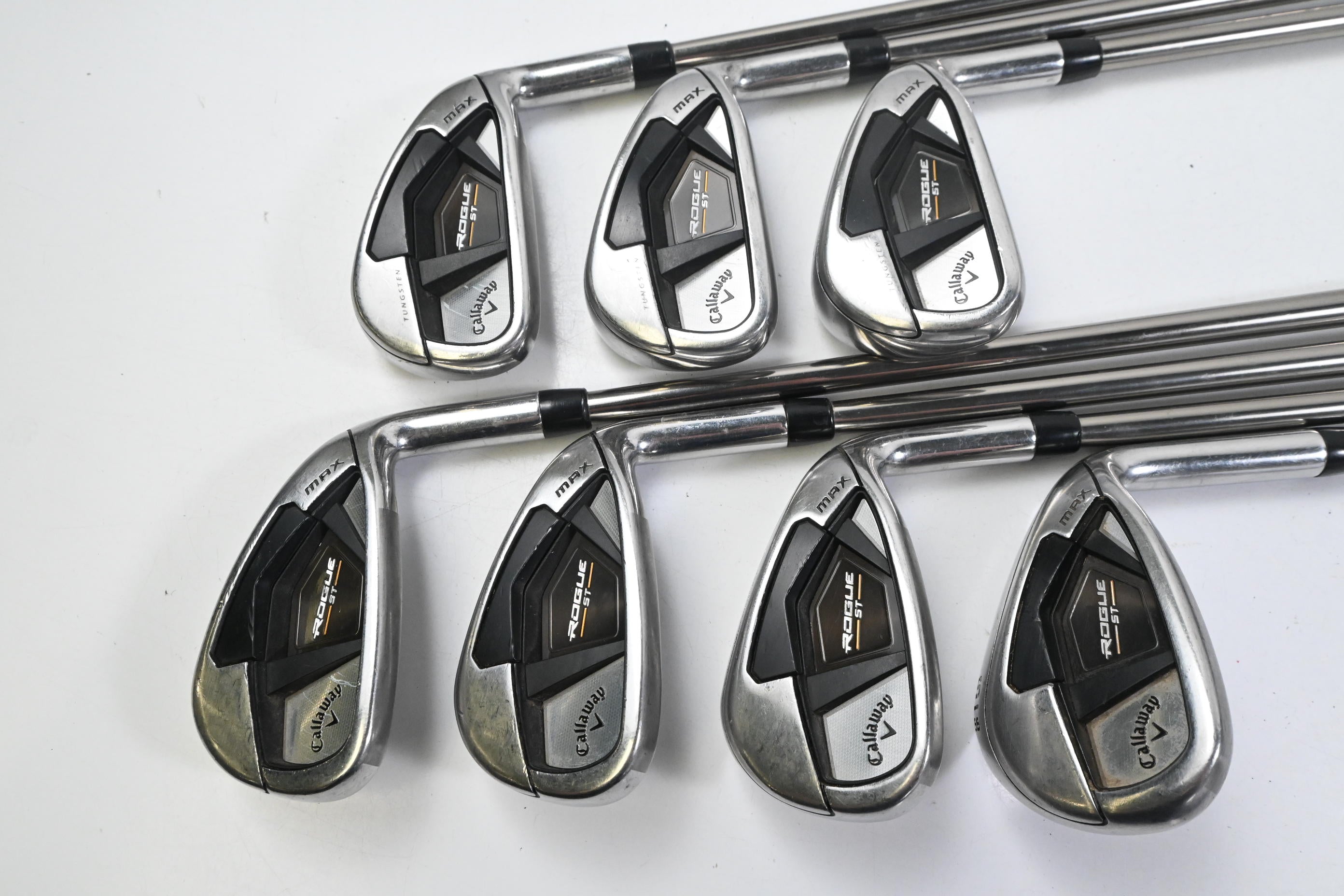 Callaway Rogue ST Max Irons / 5-PW+SW / Regular Flex UST Recoil ESX 460 Shafts