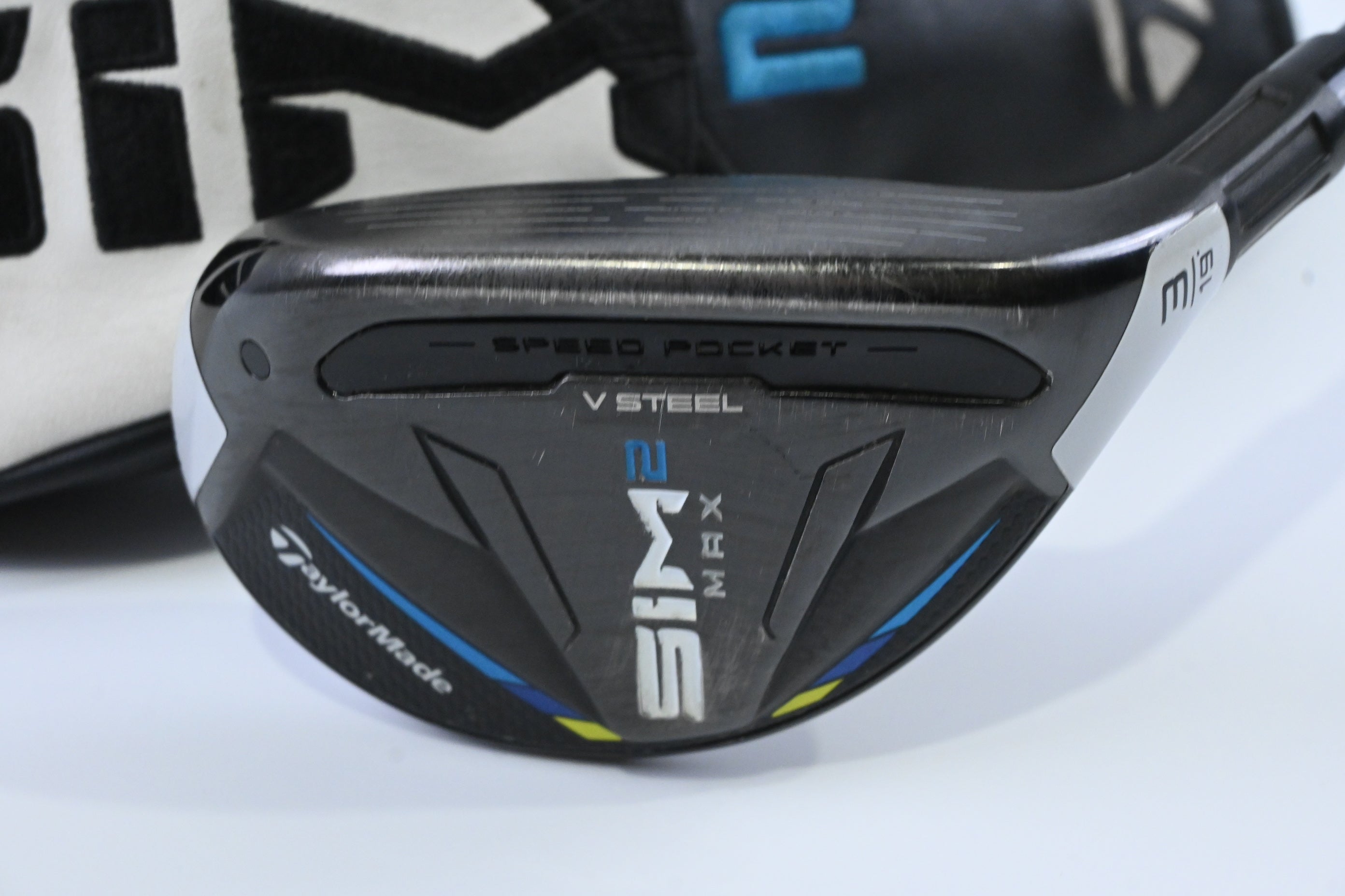 Taylormade SIM2 Max #3 Hybrid / 19 Degree / Stiff Flex Fujikura Ventus Blue 7