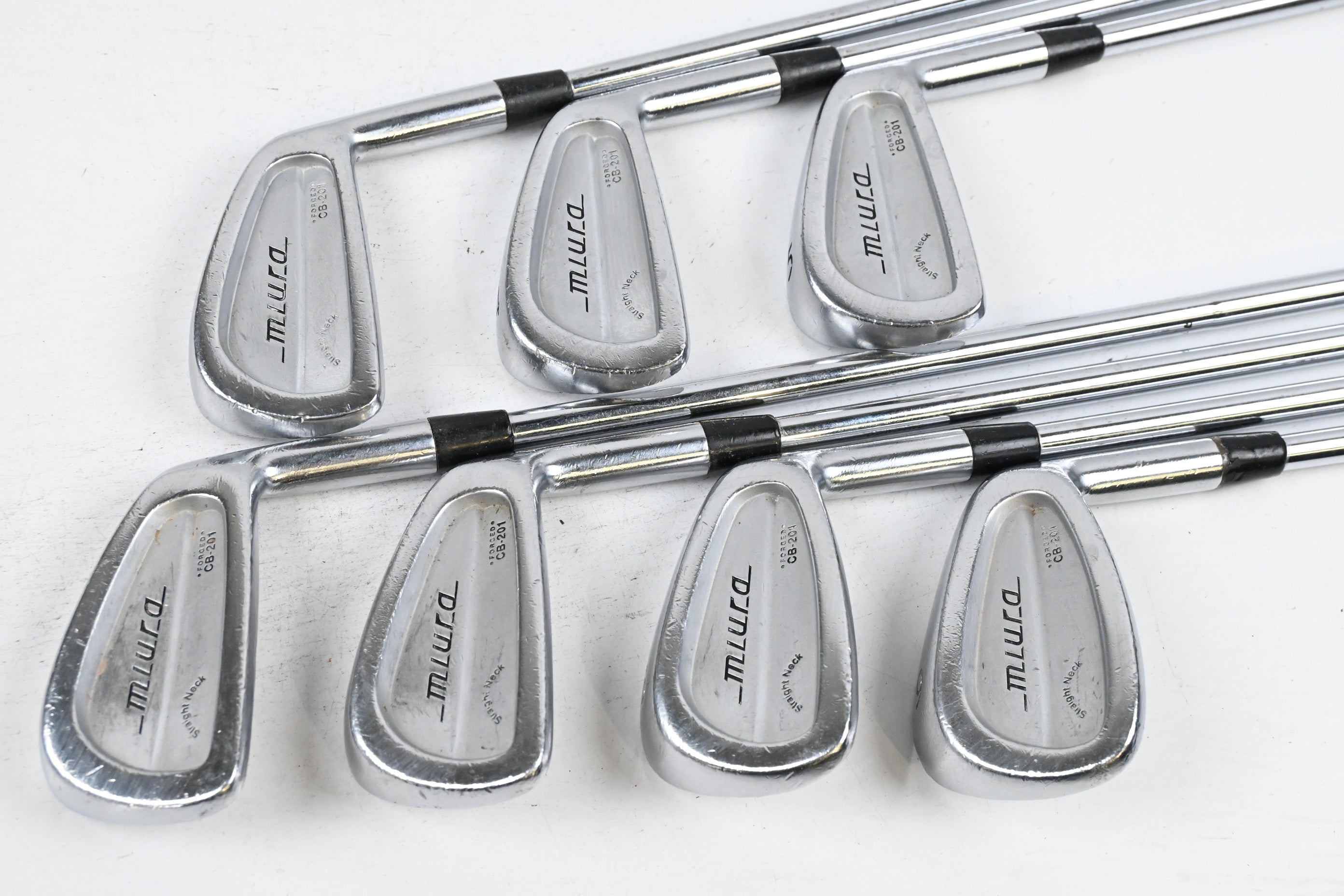 Miura CB-201 Irons / 3-9i / Stiff Flex Steel Shafts