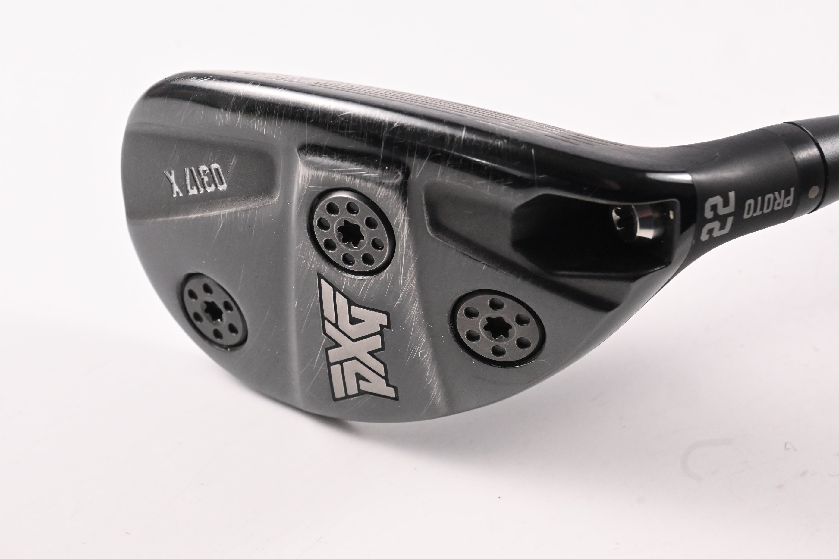 PXG 0317 X Prototype #4 Hybrid / 22 Degree / Stiff Flex Hzrdus Smoke RDX Black