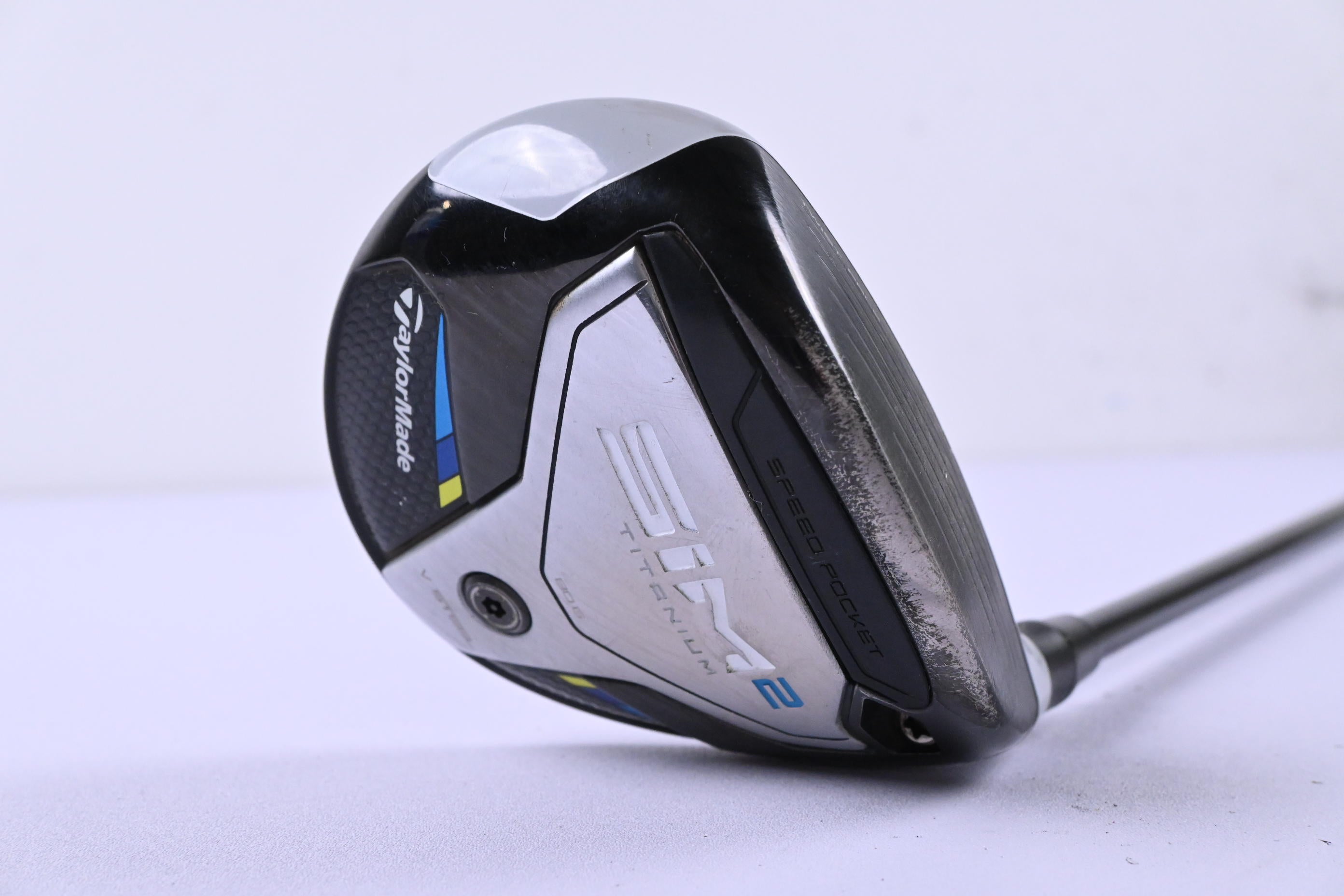 Taylormade SIM2 Ti #3 Wood / 15 Degree / Stiff Flex Tensei AV Raw Blue 65 Shaft