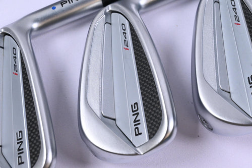 Ping I240 Irons / 4-PW / Blue Dot / Stiff Flex N.S.Pro Modus 3 Tour 115 Shafts