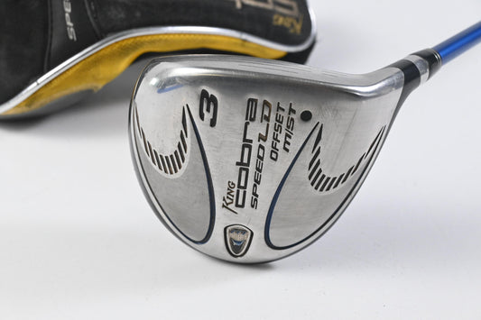 Cobra King Speed LD #3 Wood / 15 Degree / Regular Flex Aldila NVS Blue 50 Shaft