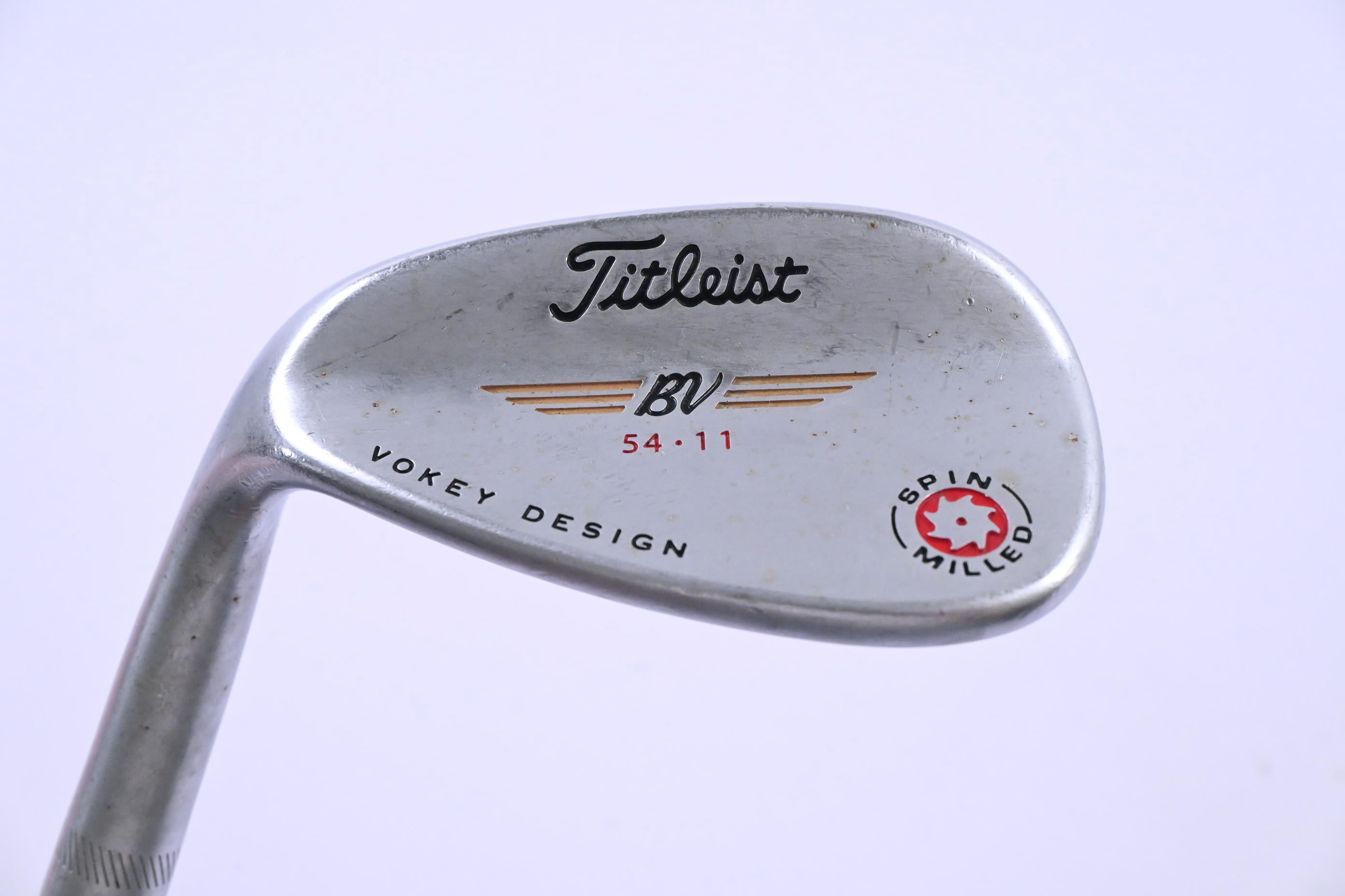 Left Hand Titleist Vokey Spin Milled Sand Wedge / 54 Degree / Wedge Flex Vokey