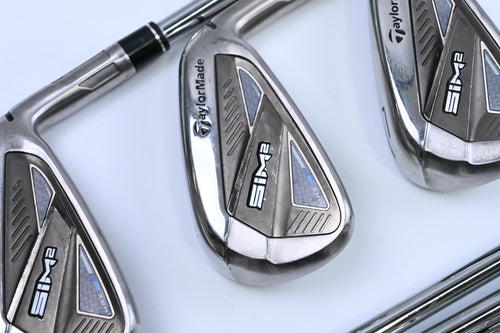 TaylorMade SIM2 Max Irons / 5-PW+SW / Regular Flex KBS Max MT 85 Shafts