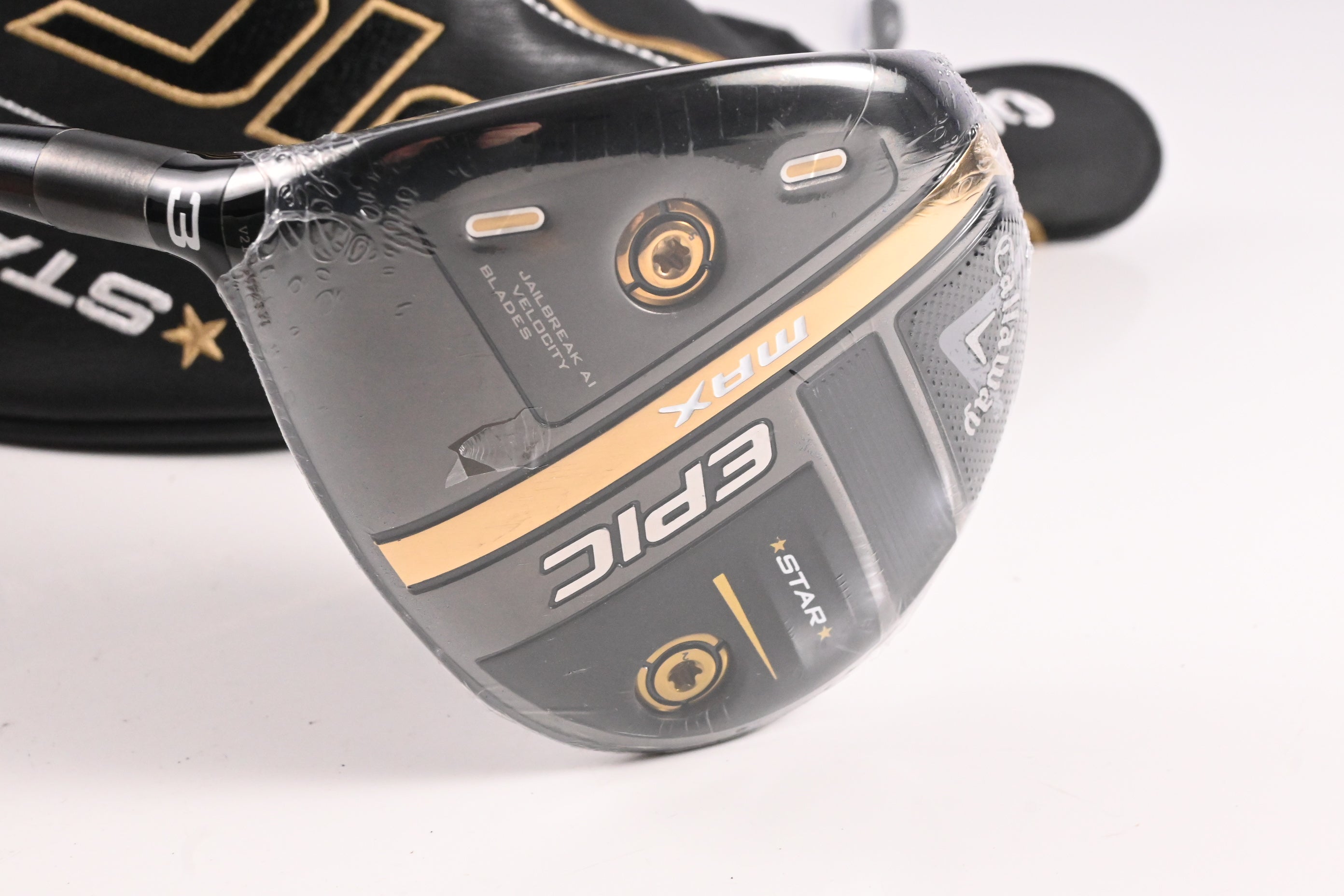 Left Hand Callaway Epic Max Star #3 Wood / 15 Degree / Regular Flex HZRDUS Smoke