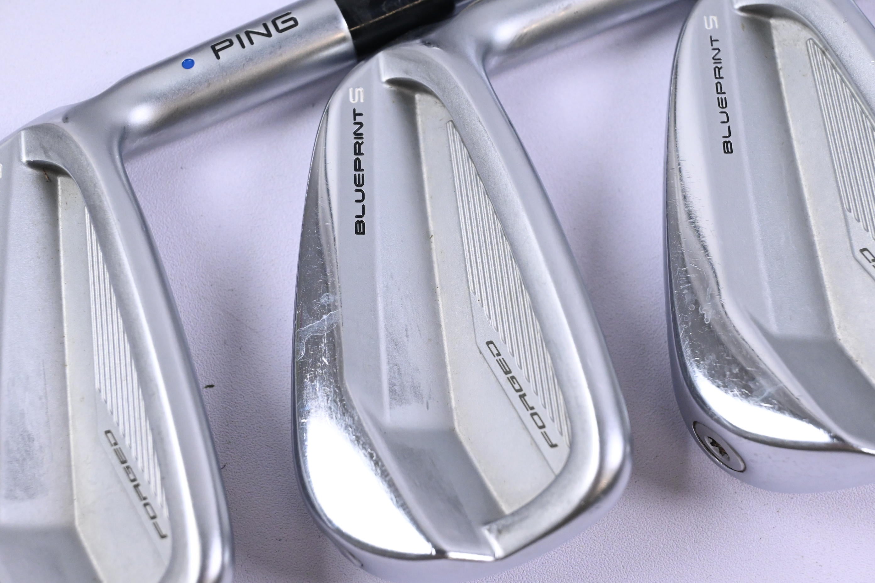 Ping Blueprint S Irons / 4-PW / Blue Dot / Stiff Flex Dynamic Gold 120 S300 Shafts