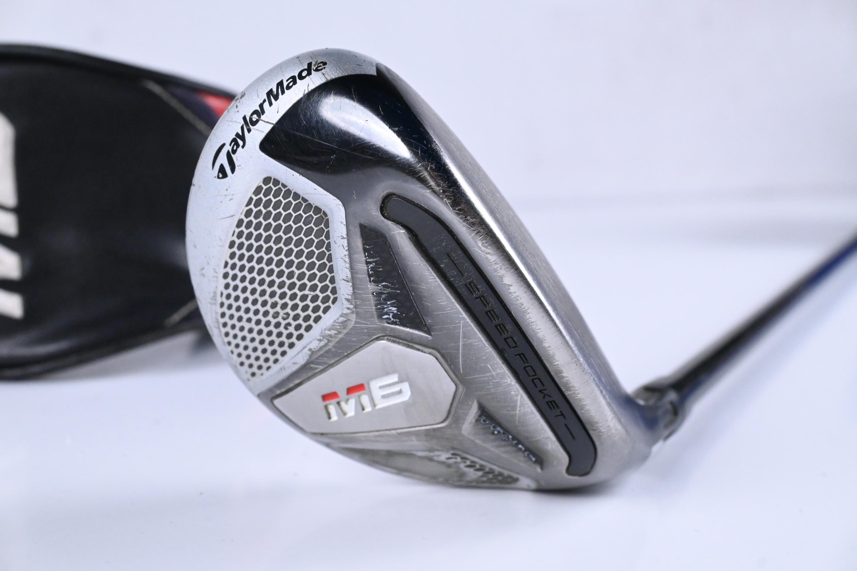 Taylormade M6 #3 Hybrid / 19 Degree / Stiff Flex Atmos Red 7 Shaft