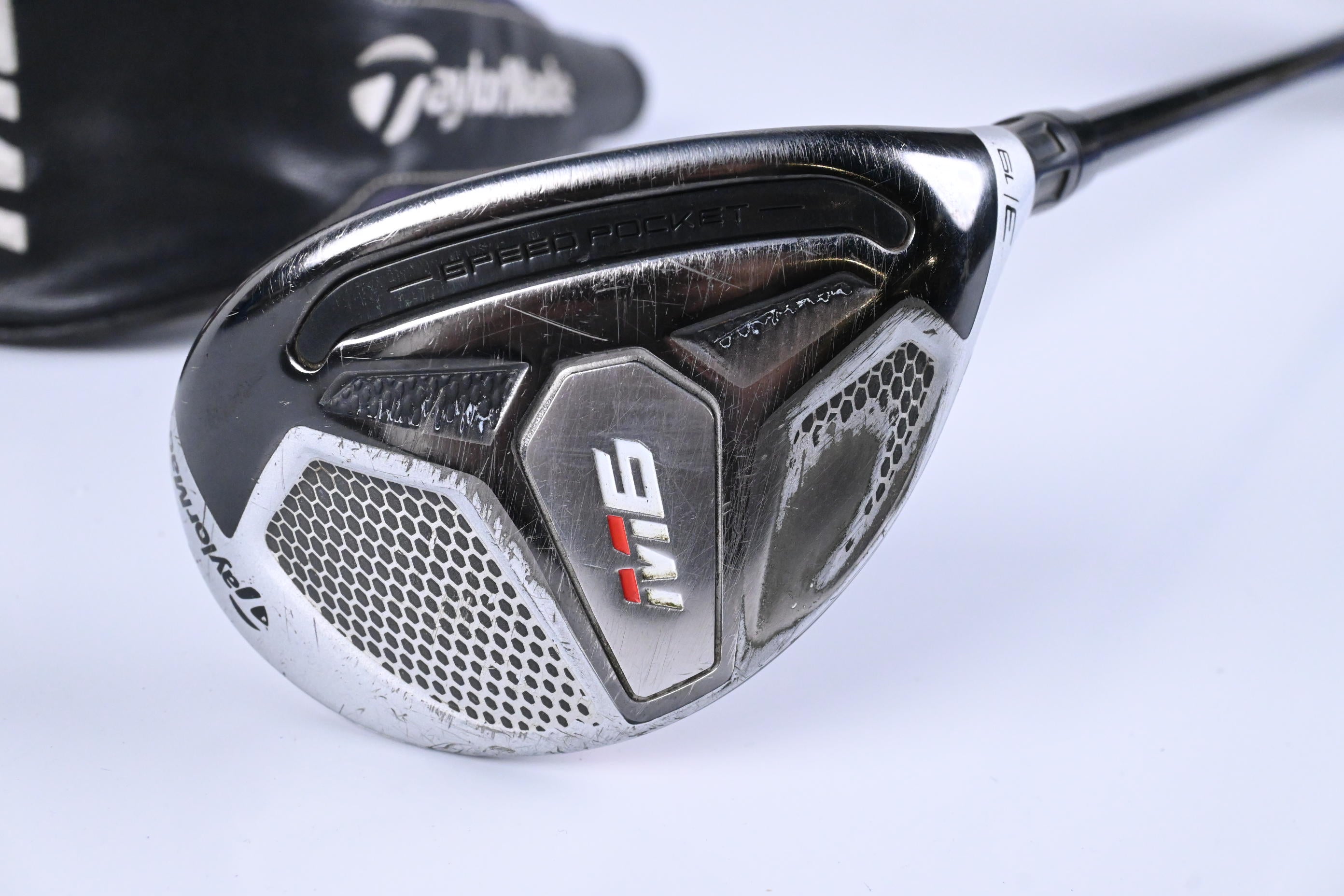 Taylormade M6 #3 Hybrid / 19 Degree / Stiff Flex Atmos Red 7 Shaft