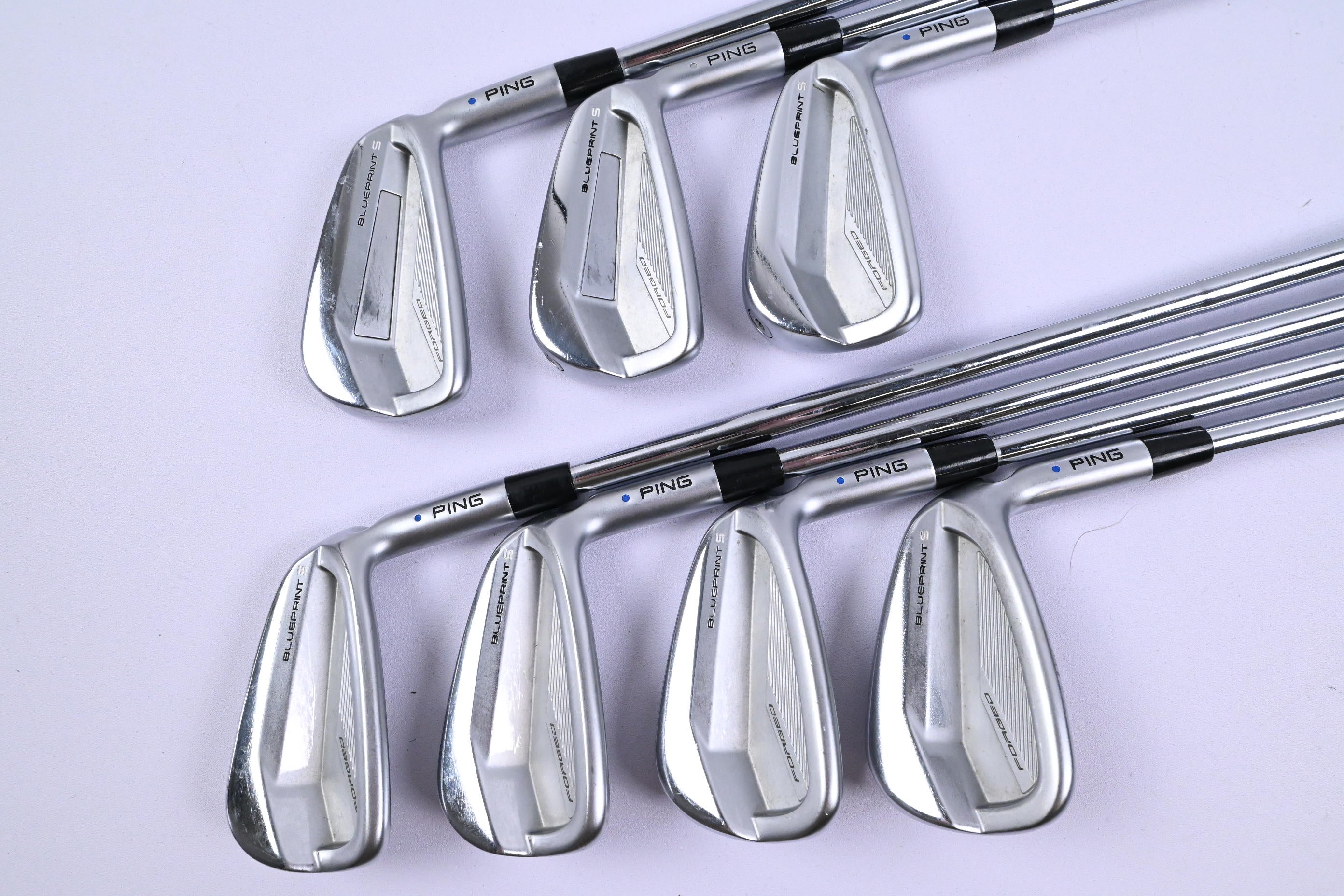 Ping Blueprint S Irons / 4-PW / Blue Dot / Stiff Flex Dynamic Gold 120 S300 Shafts