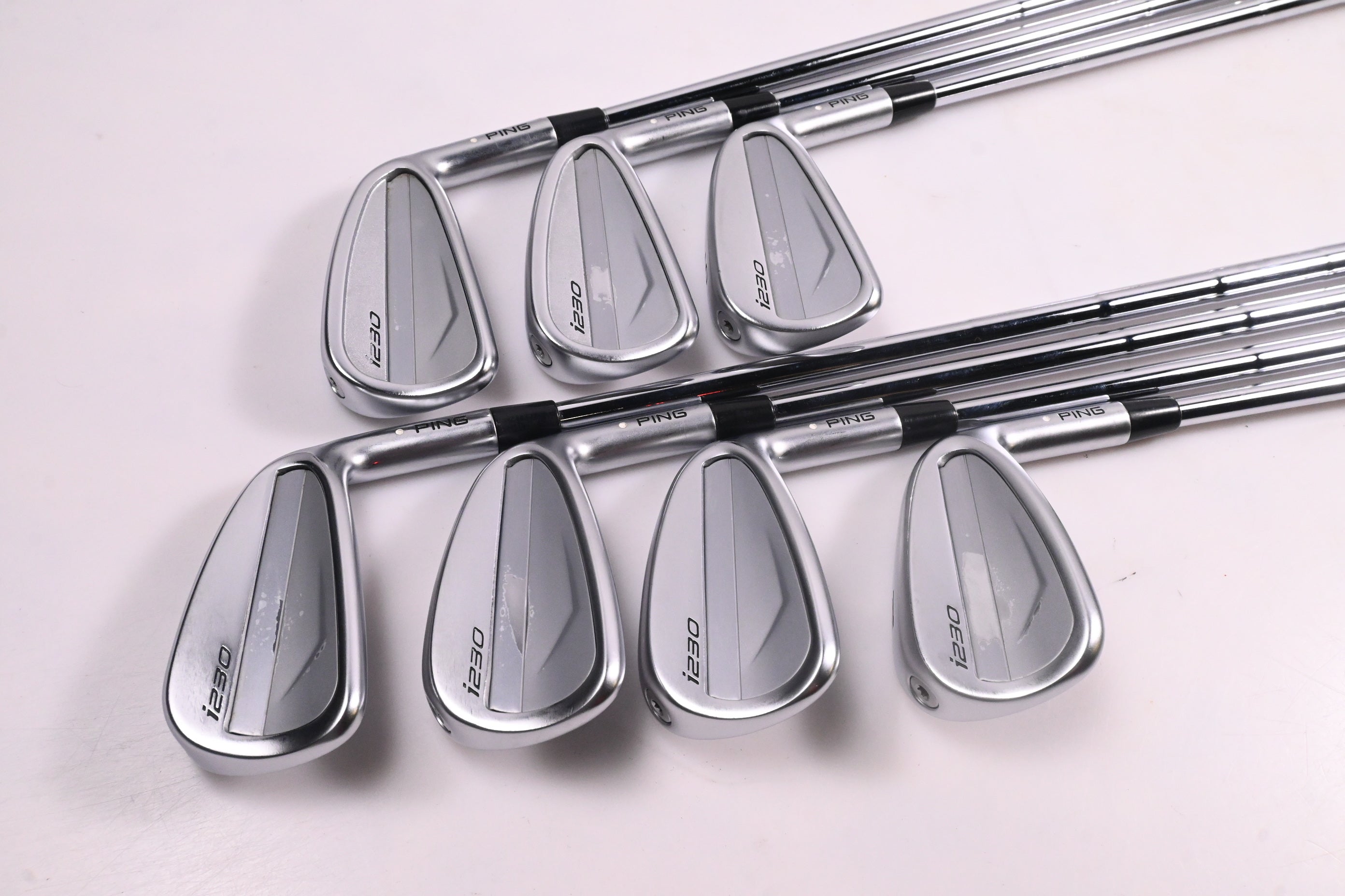 Ping i230 Irons / 4-PW / White Dot / X-Flex Dynamic Gold 120 X100 Shafts