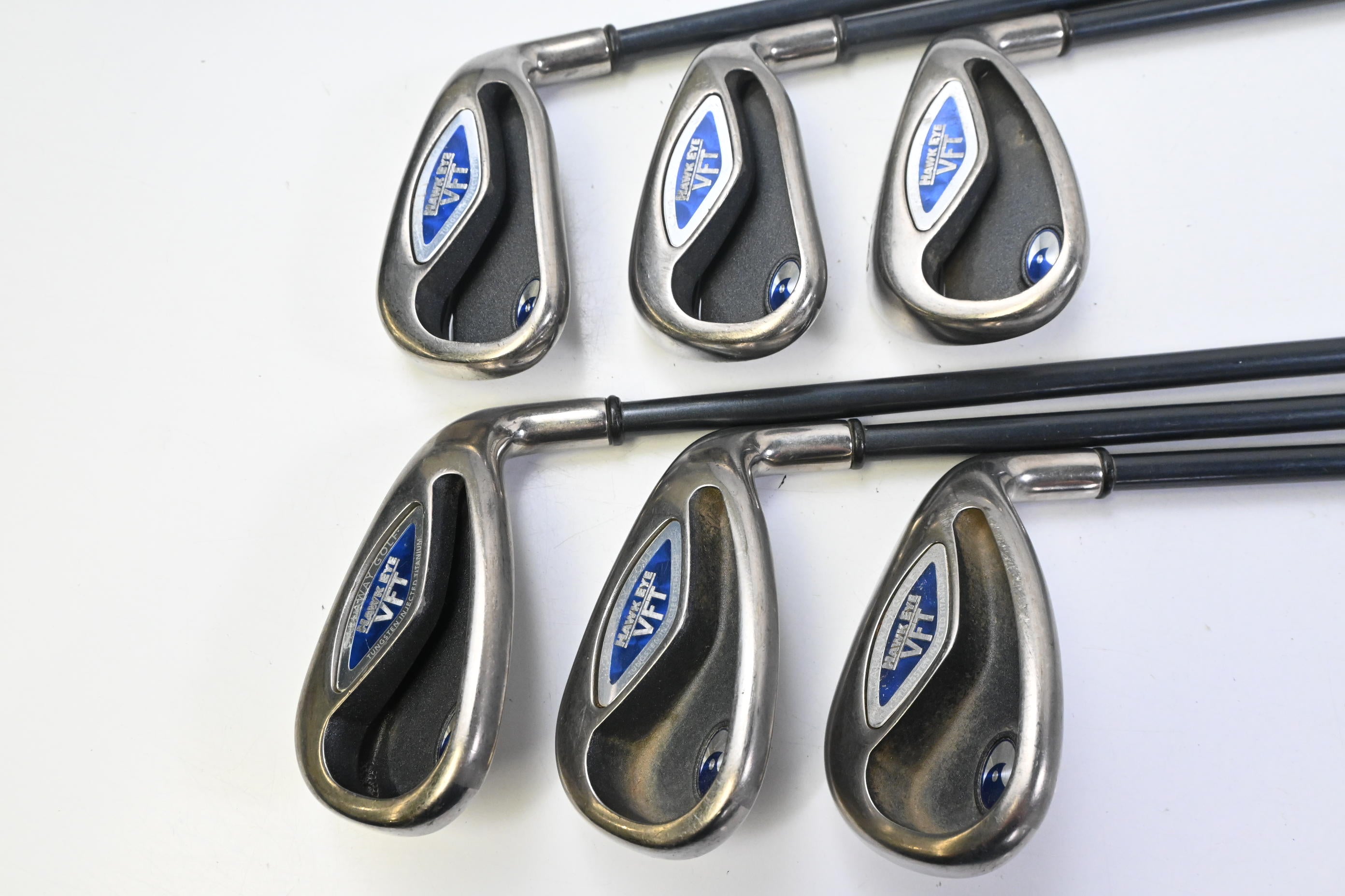 Callaway Hawk Eye VFT Irons / 6-PW+SW / Regular Flex System 75 Shafts