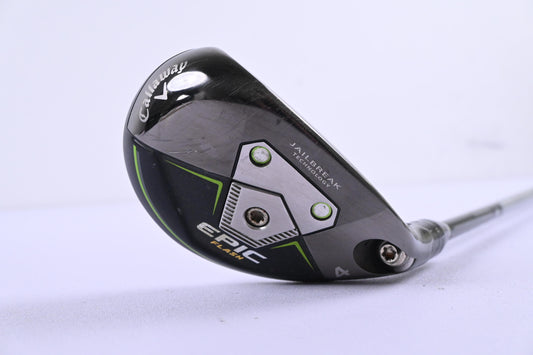 Callaway Epic Flash #4 Hybrid / 21 Degree / Regular Flex EvenFlow Green 65 Shaft