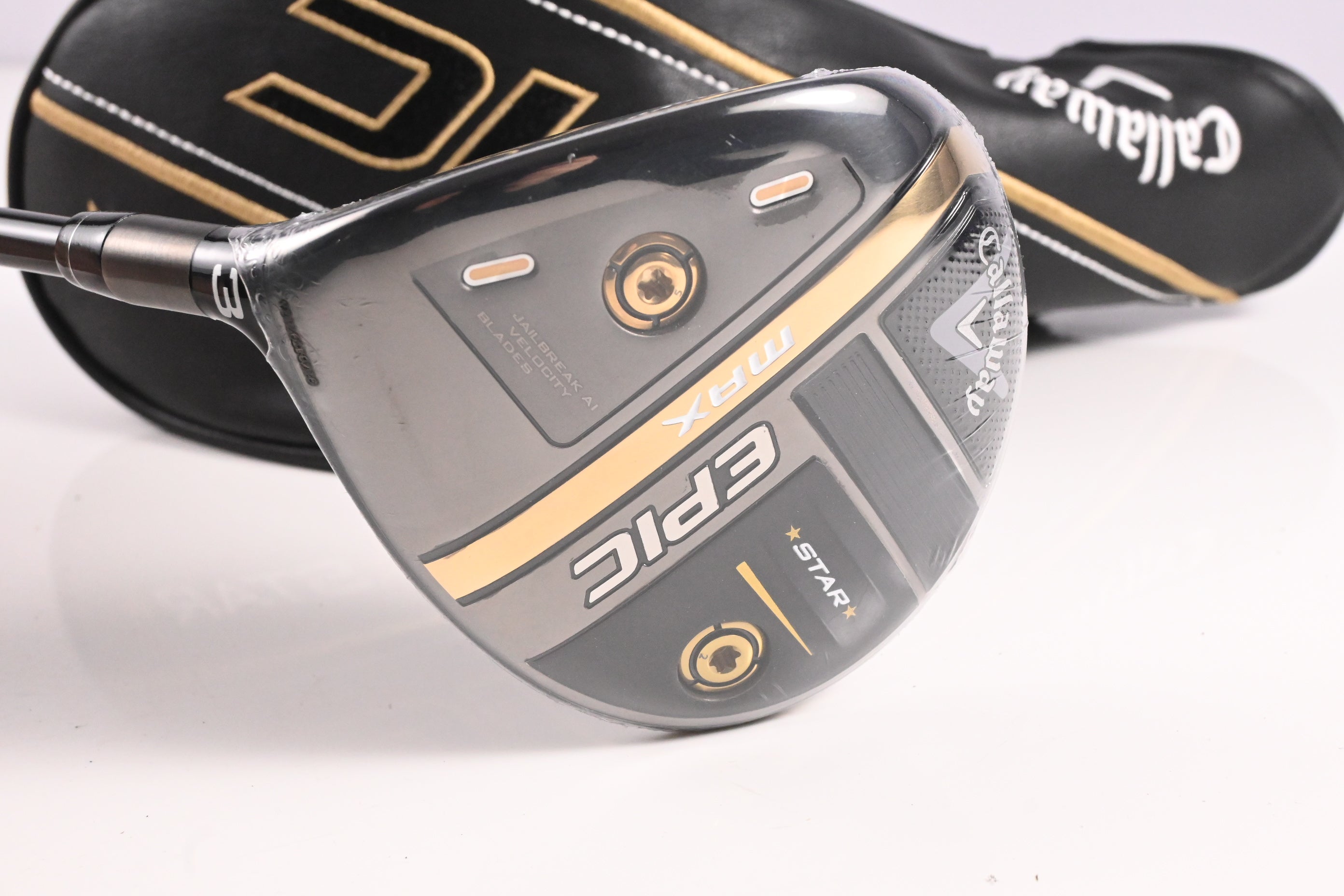 Left Hand Callaway Epic Max Star #3 Wood / 15 Degree / Stiff Flex MMT 70 Shaft