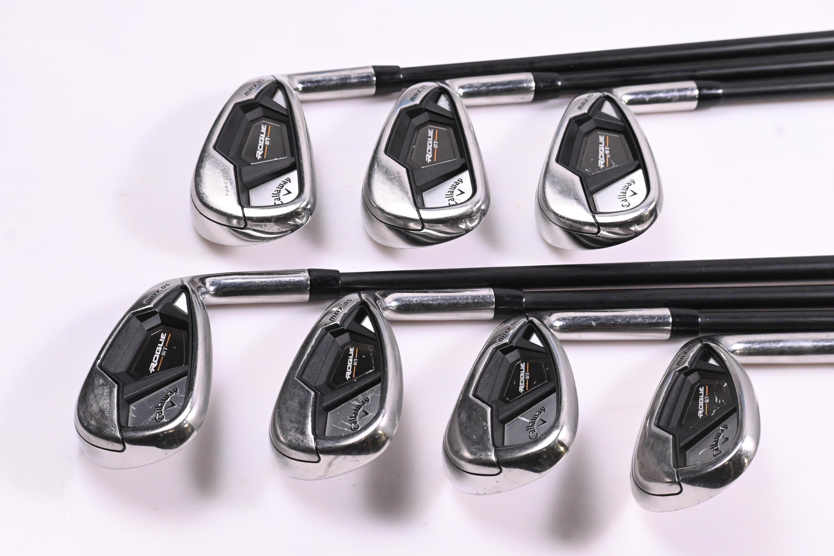 Ladies Callaway Rogue ST Max OS Lite Irons / 6-PW+GW+SW / Ladies Flex Cypher 40