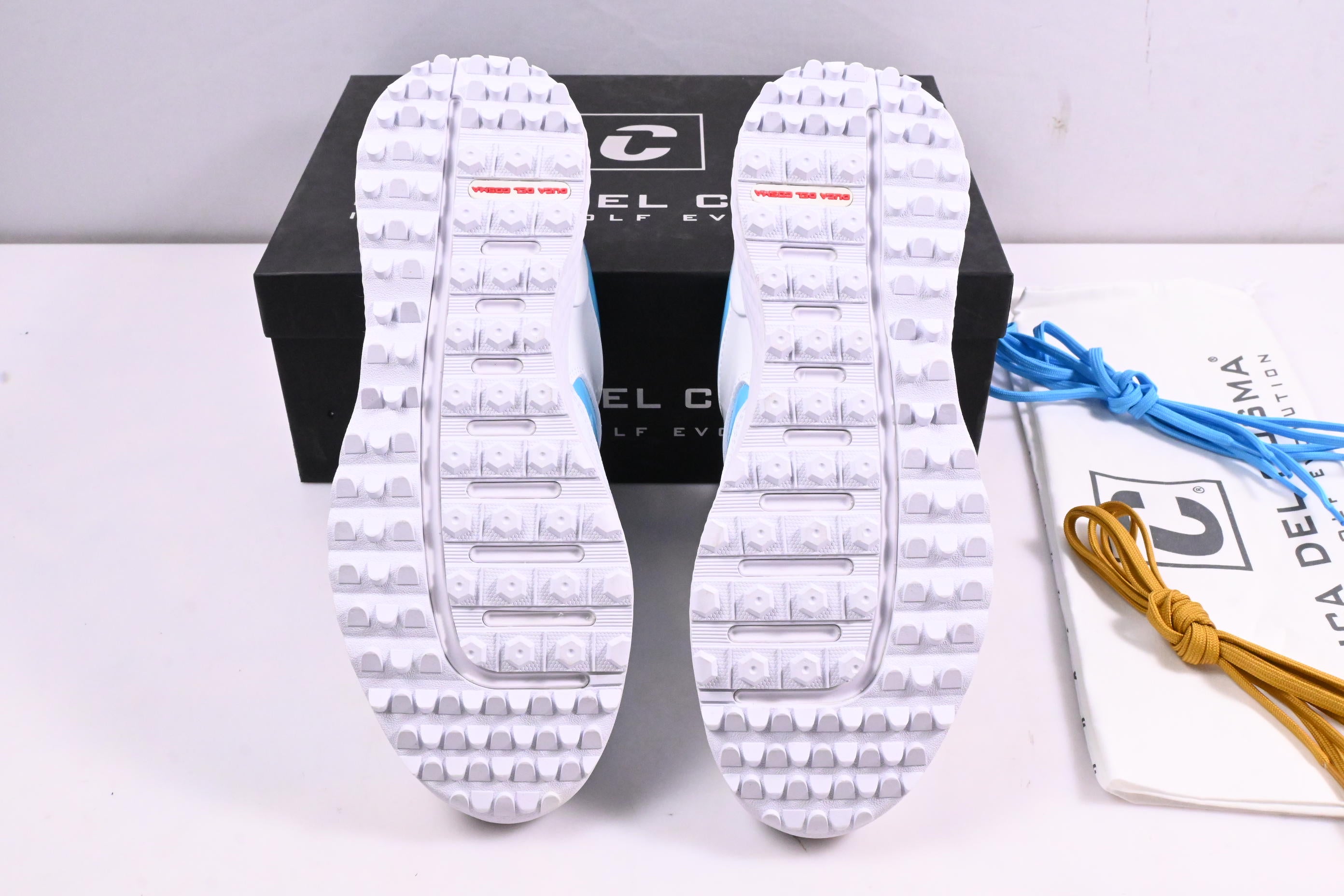 Ladies Duca Del Cosma Padova Shoes / Size UK 5 / White, Aqua