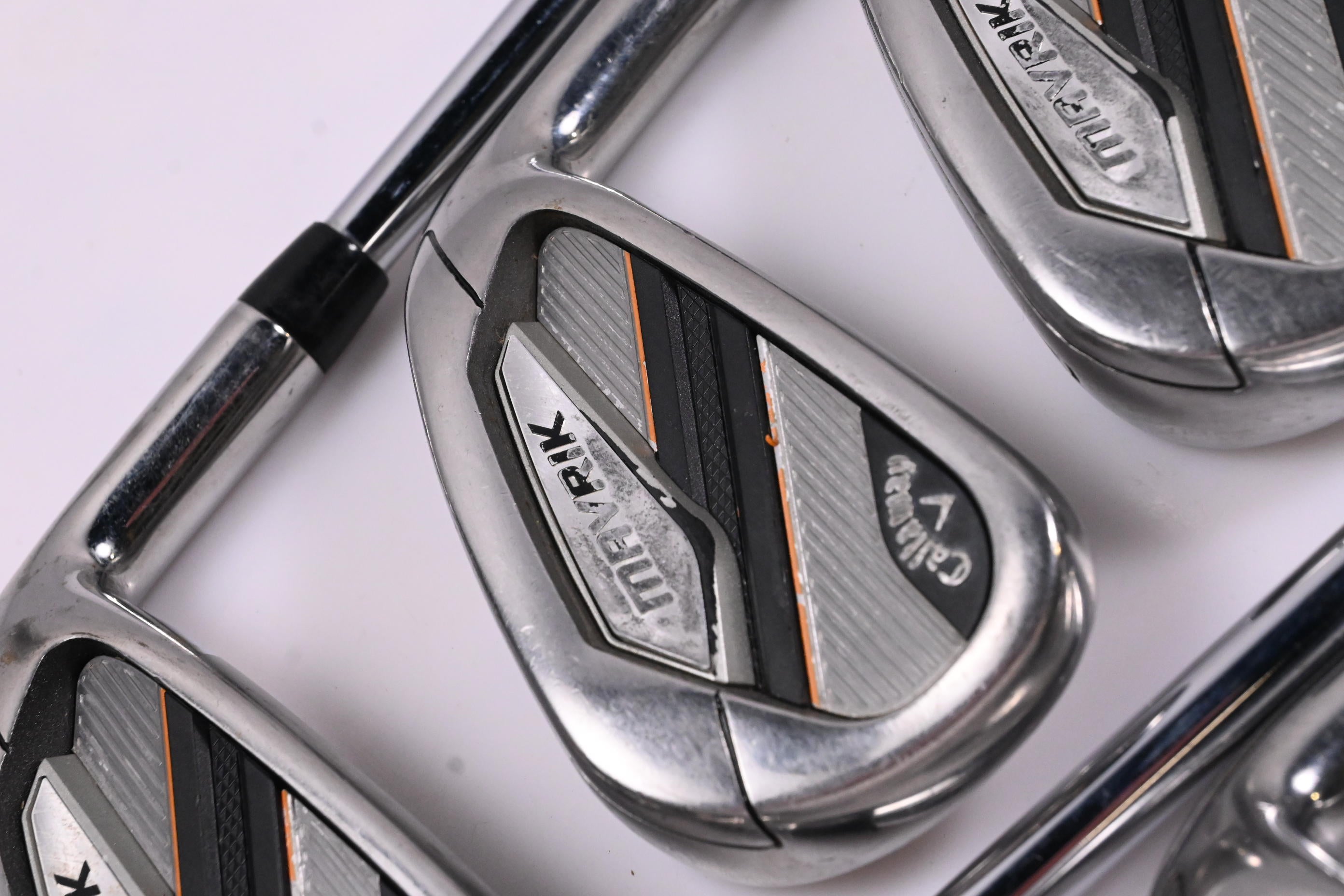 Callaway Mavrik Irons / 4-PW+SW / Stiff Flex Elevate ETS 115 Shafts