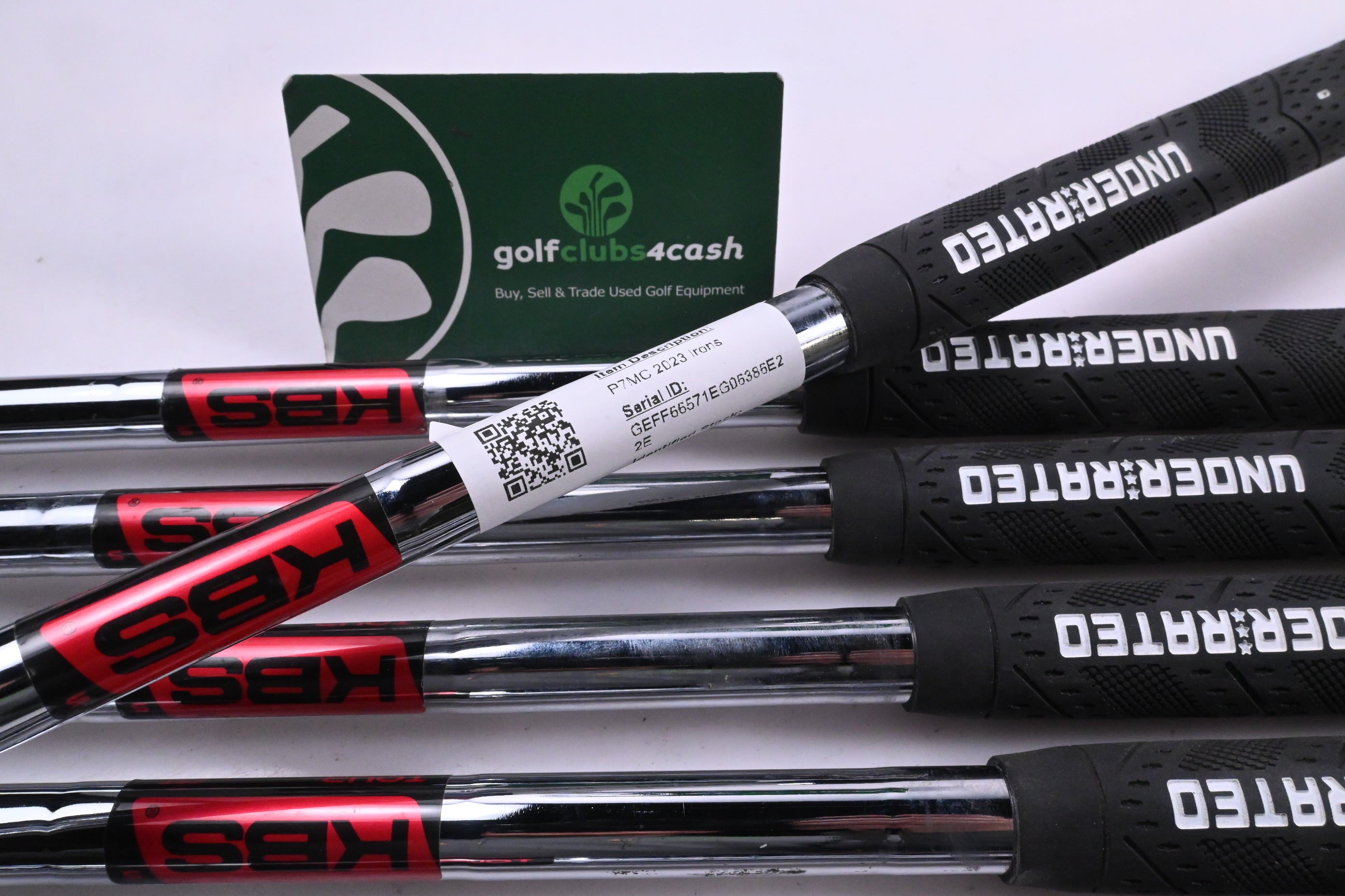 Taylormade P7MC 2023 Irons / 4-PW / Stiff Flex KBS Tour Shafts