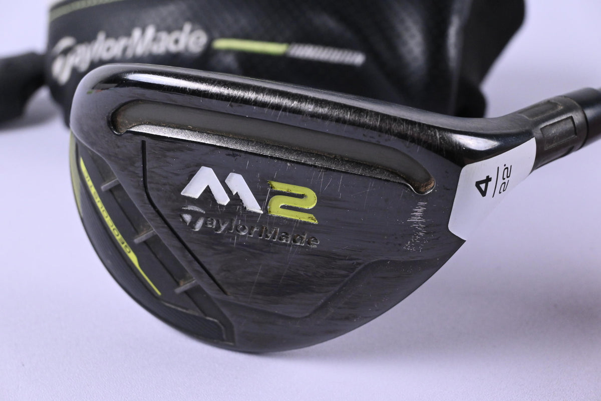 Taylormade M2 2017 #4 Hybrid / 22 Degree / Regular Flex M2 REAX 65 Shaft