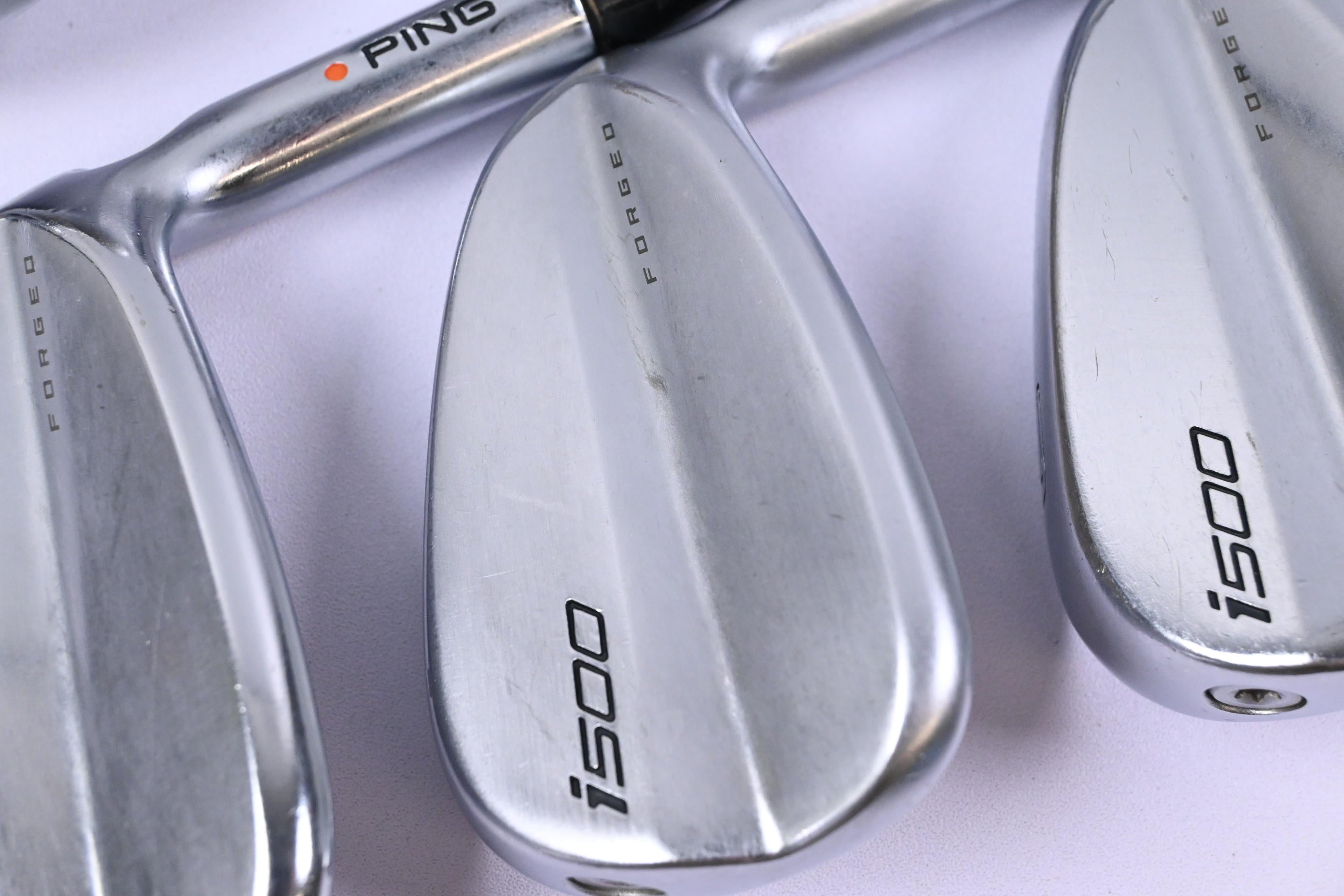 Ping i500 Irons / 6-PW+GW / Orange Dot / Stiff Flex N.S.Pro Modus 3 Tour 105 Shafts