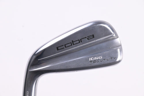 Left Hand Cobra King Tec Utility #3 Iron / 19 Degree / Stiff Flex MMT Black 80