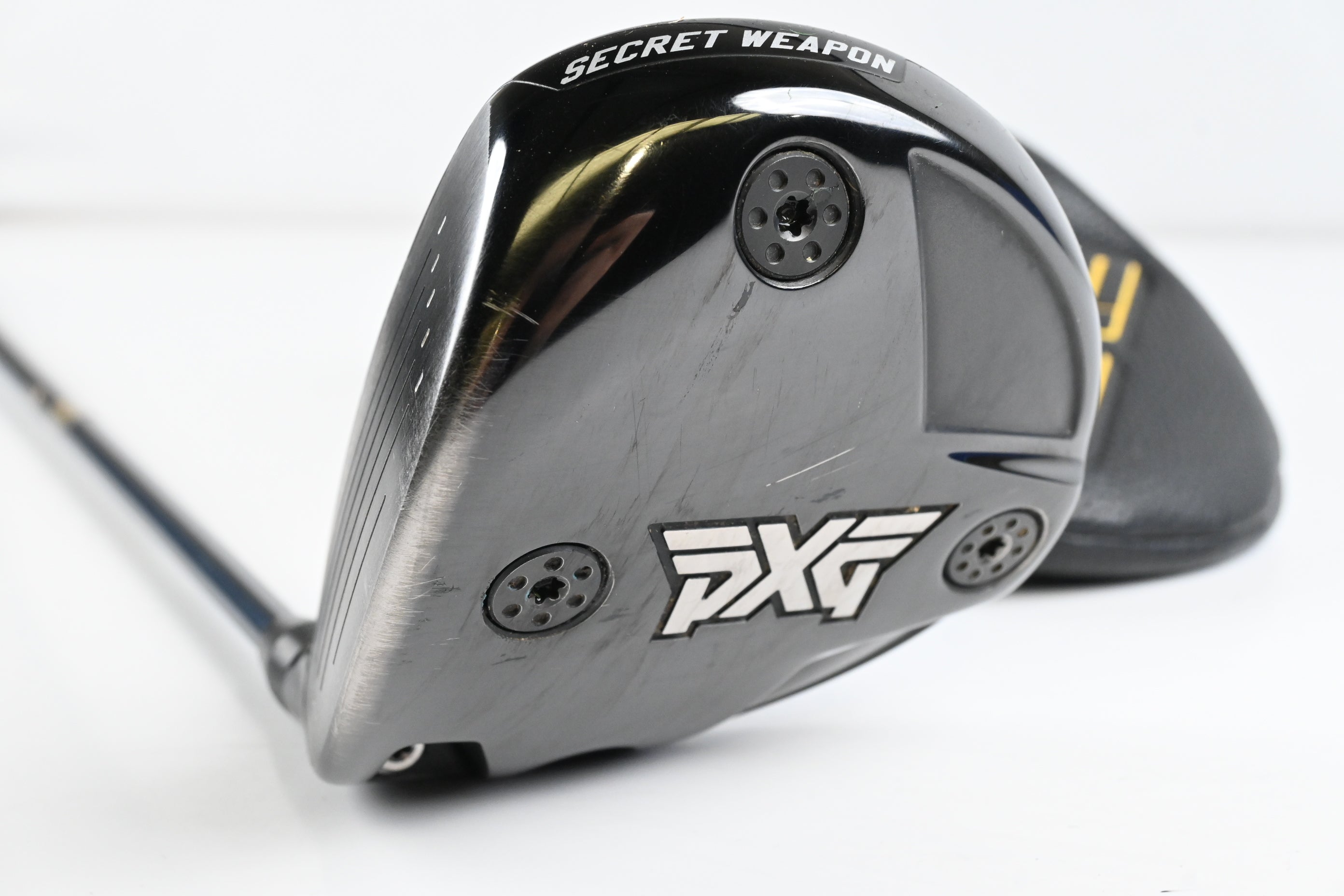 Left Hand PXG Secret Weapon Mini Driver / 13 Degree / Stiff Flex Denali Blue 60