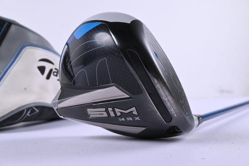 Taylormade SIM Max Driver / 9 Degree / Regular Flex EvenFlow Riptide CB 50 Shaft
